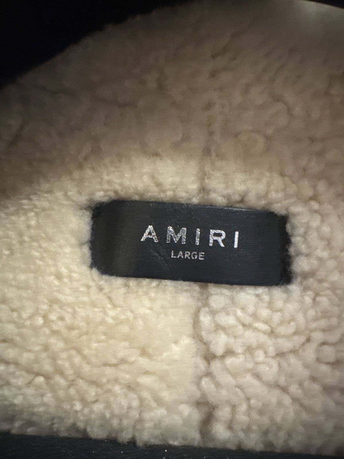 Amiri Amiri Shearling trucker denim jacket dirty indigo Size US L / EU 52-54 / 3 - 10 Thumbnail