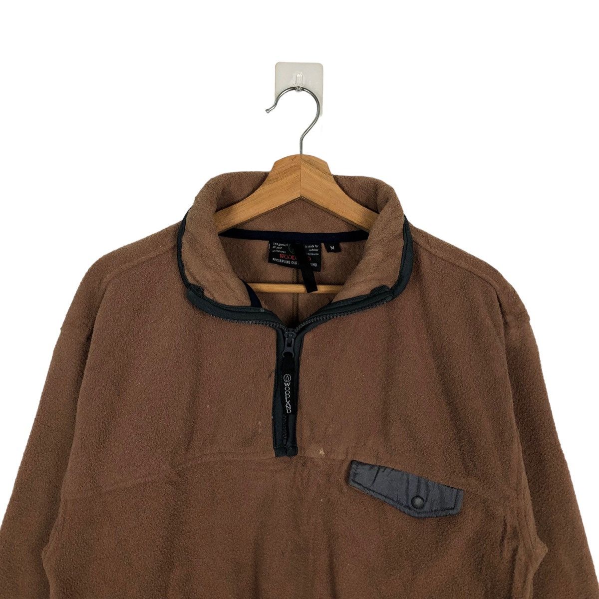 Japanese Brand VINTAGE FLEECE JACKET WOODAND USA MADE Size US M / EU 48-50 / 2 - 2 Thumbnail
