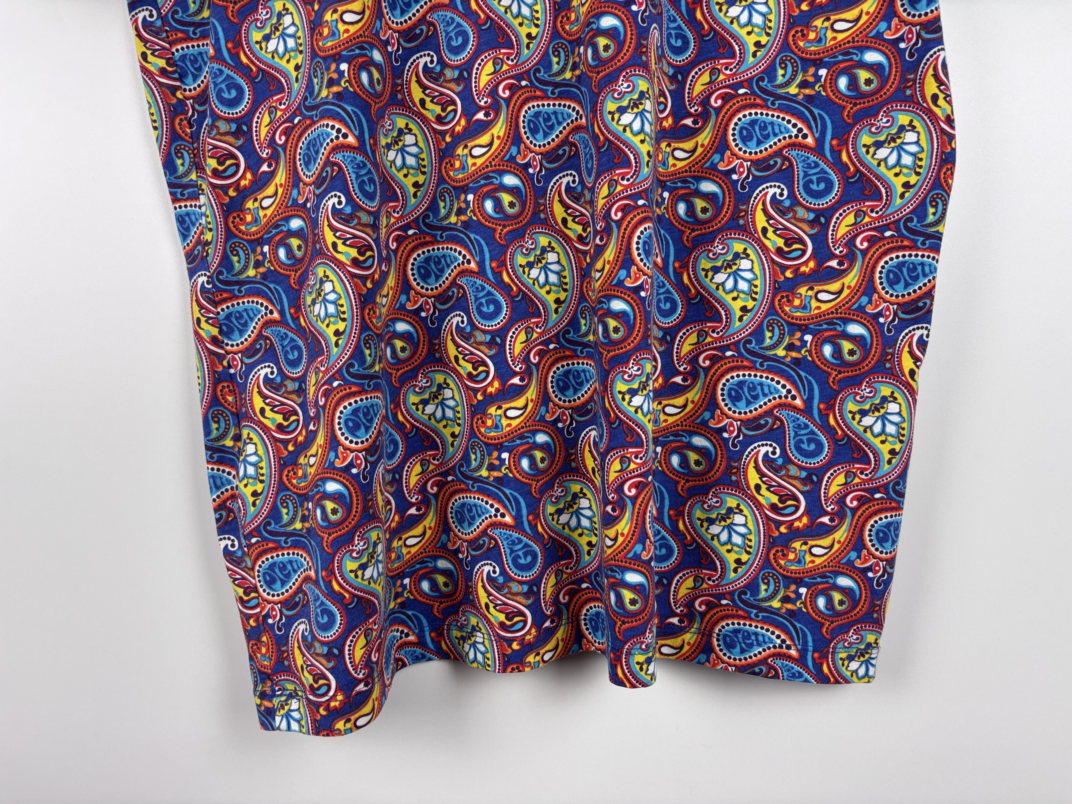 Pretty Green Pretty Green Paisley Print Polo T-Shirt Multicolor Size XL Size US XL / EU 56 / 4 - 7 Thumbnail