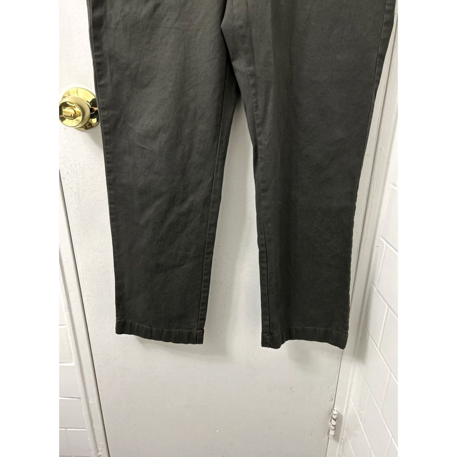 Vintage LL Bean Lakewashed Stretch Khakis Pants Mens 32x28 Gray Standard Fit 503736 - Size US 32 / EU 48 - 3 Thumbnail