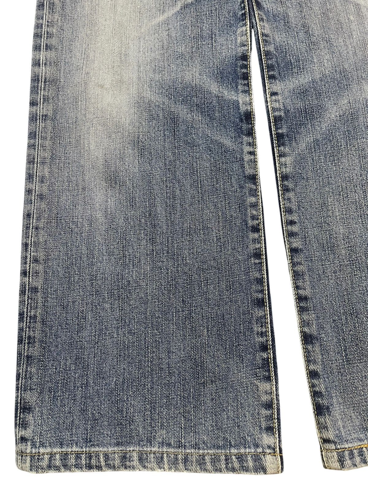 Uniqlo Vintage Y2K Japanese Uniqlo Blue Faded Wash Wide Leg Baggy Size US 33 - 7 Thumbnail