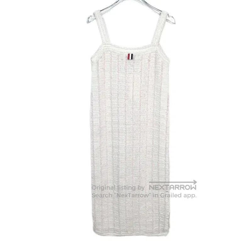 Thom Browne Thom Browne White Cotton Women's Dress . Size XS / US 0-2 / IT 36-38 - 2 Thumbnail