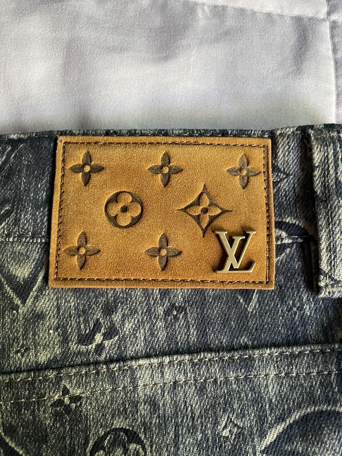 Louis Vuitton Louis Vuitton Monogram Denim Tailored Pants Size US 30 / EU 46 - 9 Thumbnail