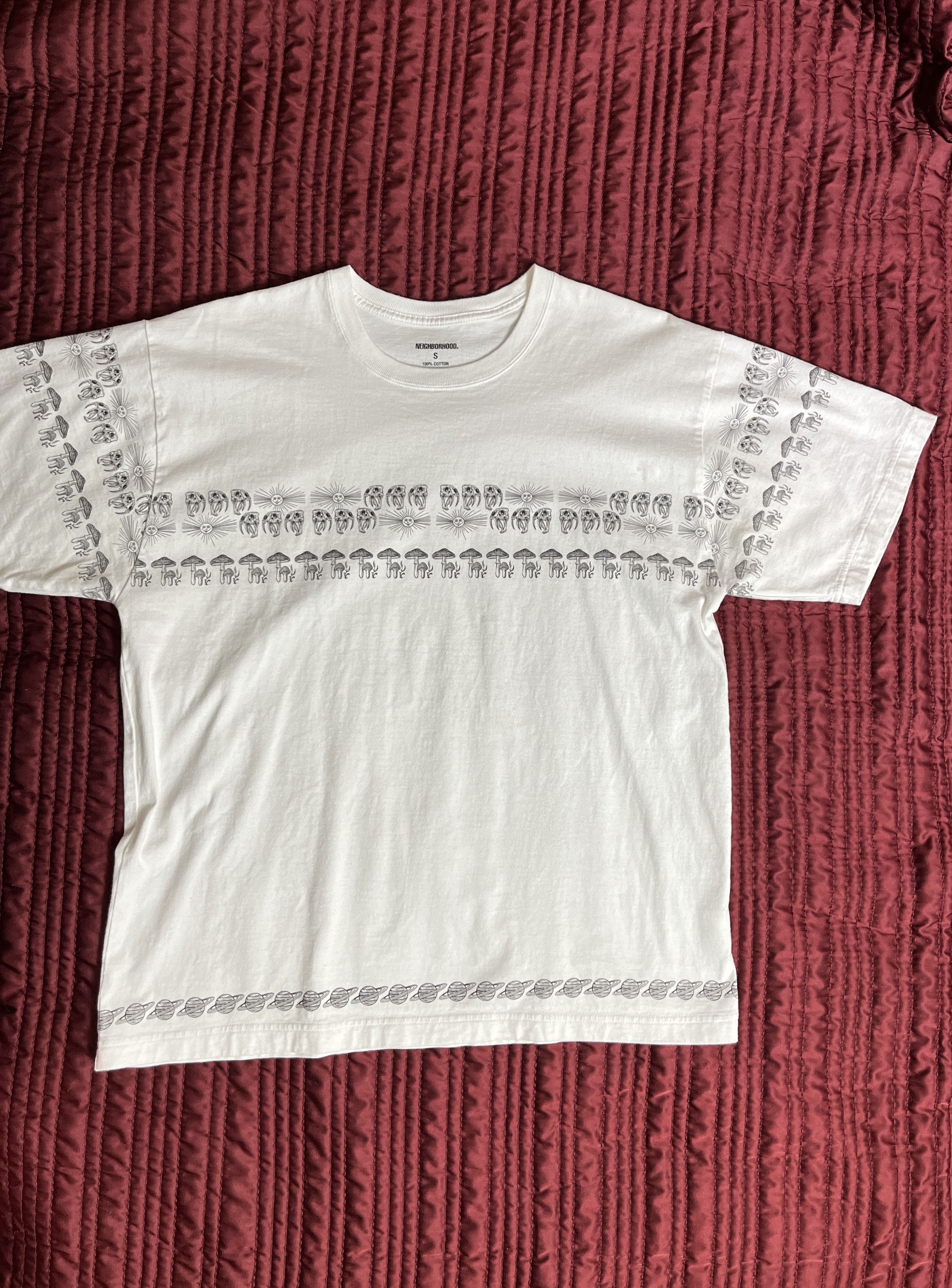 Neighborhood Neighborhood Snake Skull and Mushroom Tee Shirt Size US S / EU 44-46 / 1 - 1 Thumbnail