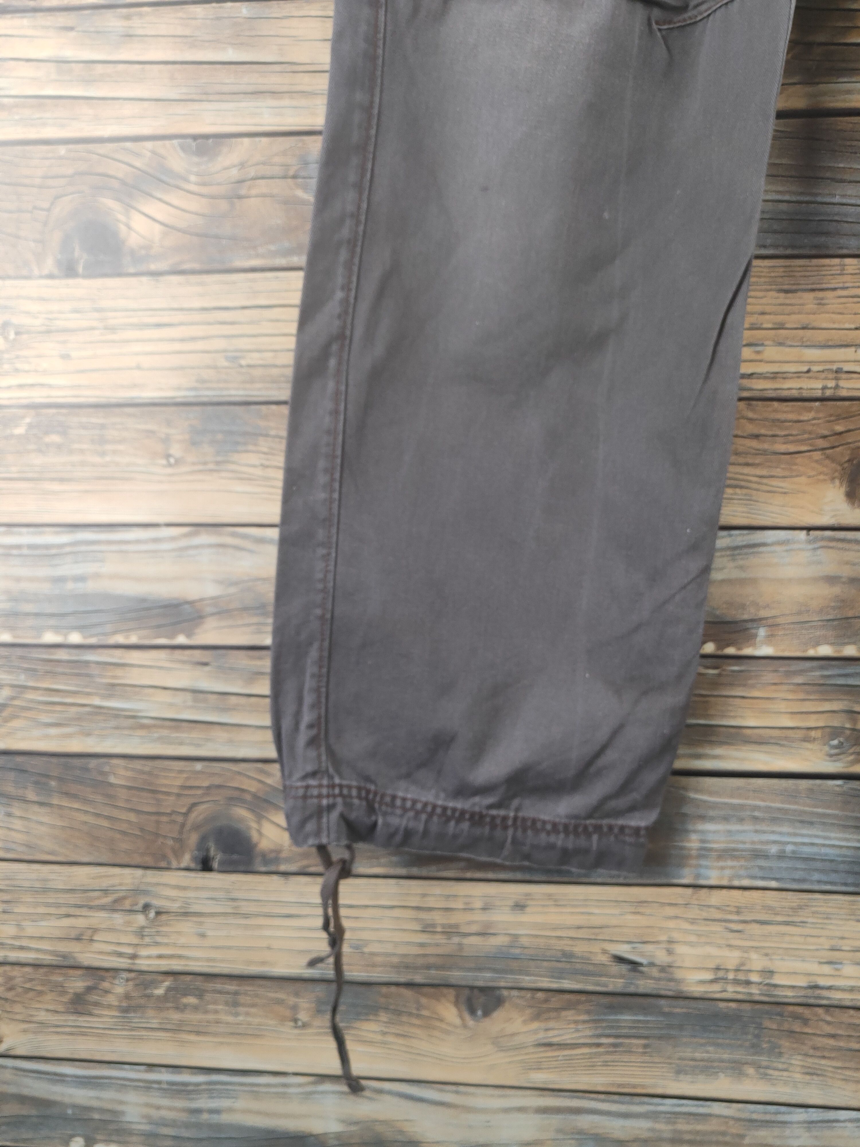 Japanese Brand DL Japanese Brand Dark Gray Multipocket Cargo Pants #1903 Size US 31 - 4 Thumbnail