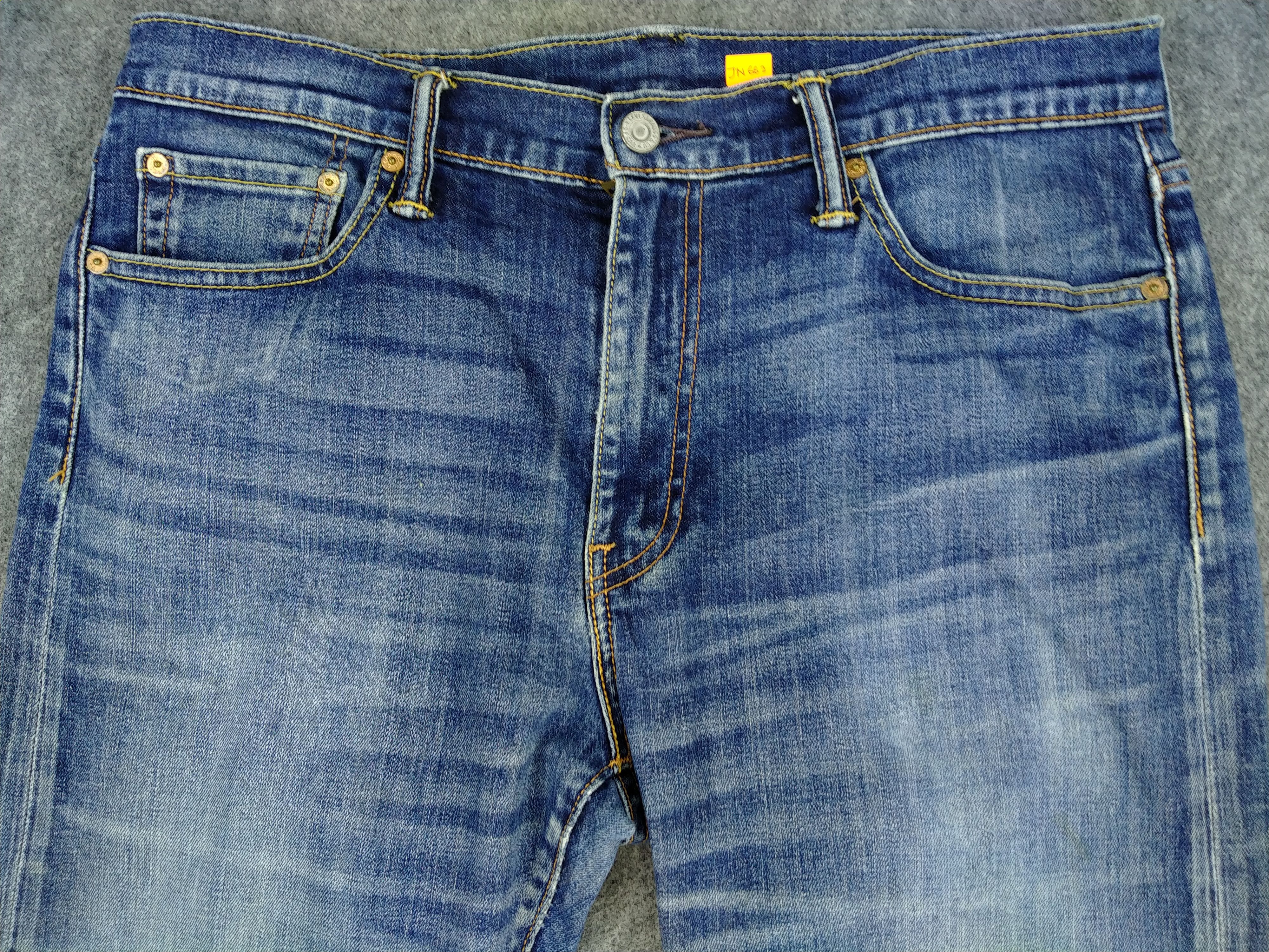 Levi's Levi's 513 Distressed Denim 33x31.5 -JN662 Size US 33 - 3 Thumbnail