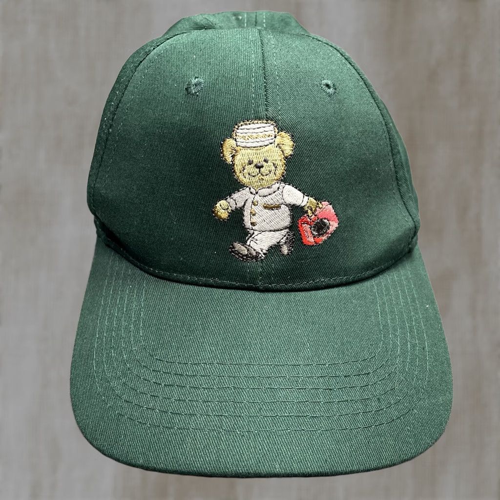 Vintage BEAR Promo Hat Cap Cotton Rare Adjustable Green Unbranded Baseball Cap Unisex Adults Casual Vintage: No Size ONE SIZE - 1 Thumbnail