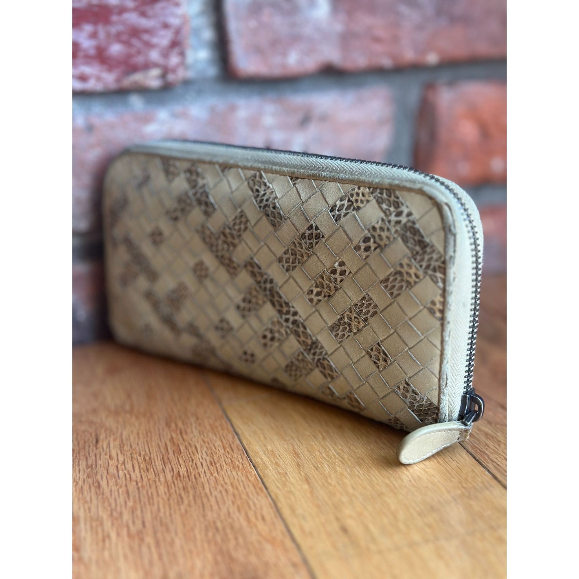 Bottega Veneta BOTTEGA VENETA NAPPA INTRECCIATO AYERS ZIP AROUND WALLET Size ONE SIZE - 3 Thumbnail