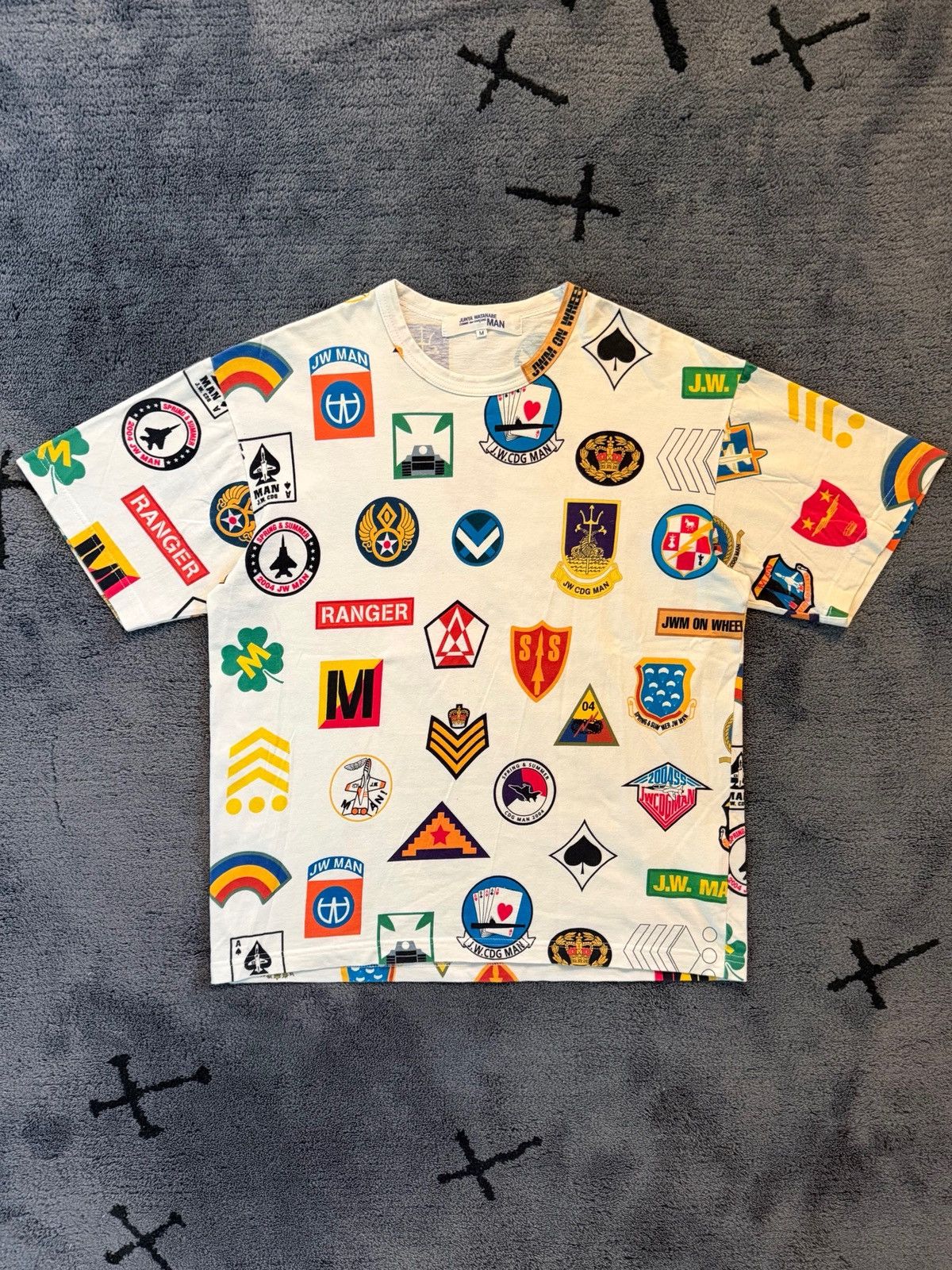 Junya Watanabe 2003 Junya Watanabe CDG Emblem Tee Size US M / EU 48-50 / 2 - 2 Thumbnail