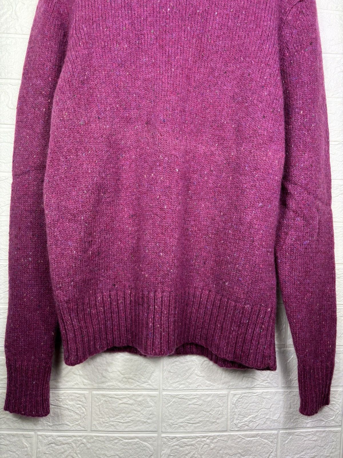 Burberry Burberry Men’s Wool Sweater XL Raspberry Red Pullover Jumper Size US XL / EU 56 / 4 - 7 Thumbnail