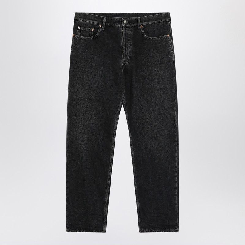 Saint Laurent Mick Jeans In Black Denim