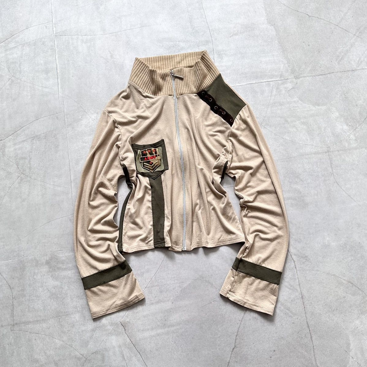 Hysteric Glamour × Undercover Vintage Military Army Zip Sweatshirt Y2K PPFM Vibe Size M / US 6-8 / IT 42-44 - 1 Thumbnail