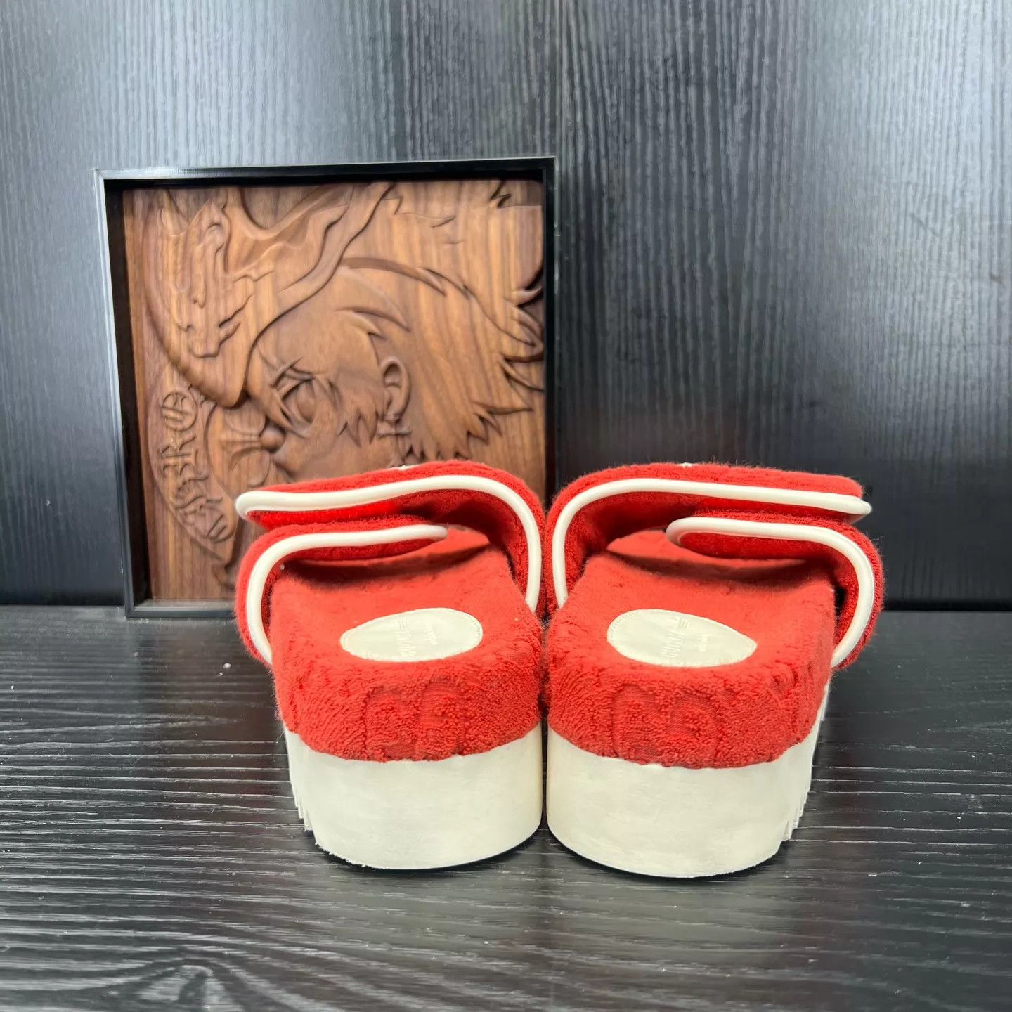 Gucci Gucci x Adidas Red Slippers 36 Boxed Size US 5.5 / IT 35.5 - 6 Thumbnail