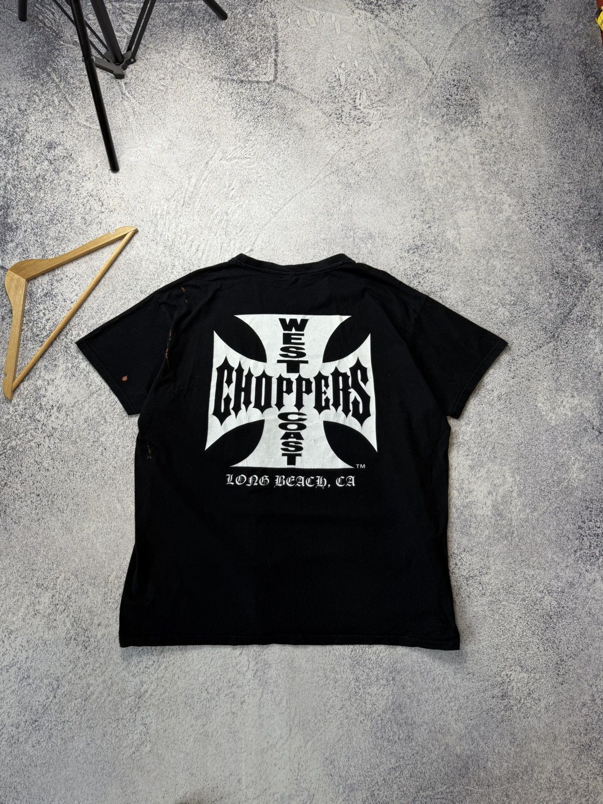 Vintage Vintage West Coast Choppers Black T-Shirt Paul Walker Size US XXL / EU 58 / 5 - 1 Thumbnail