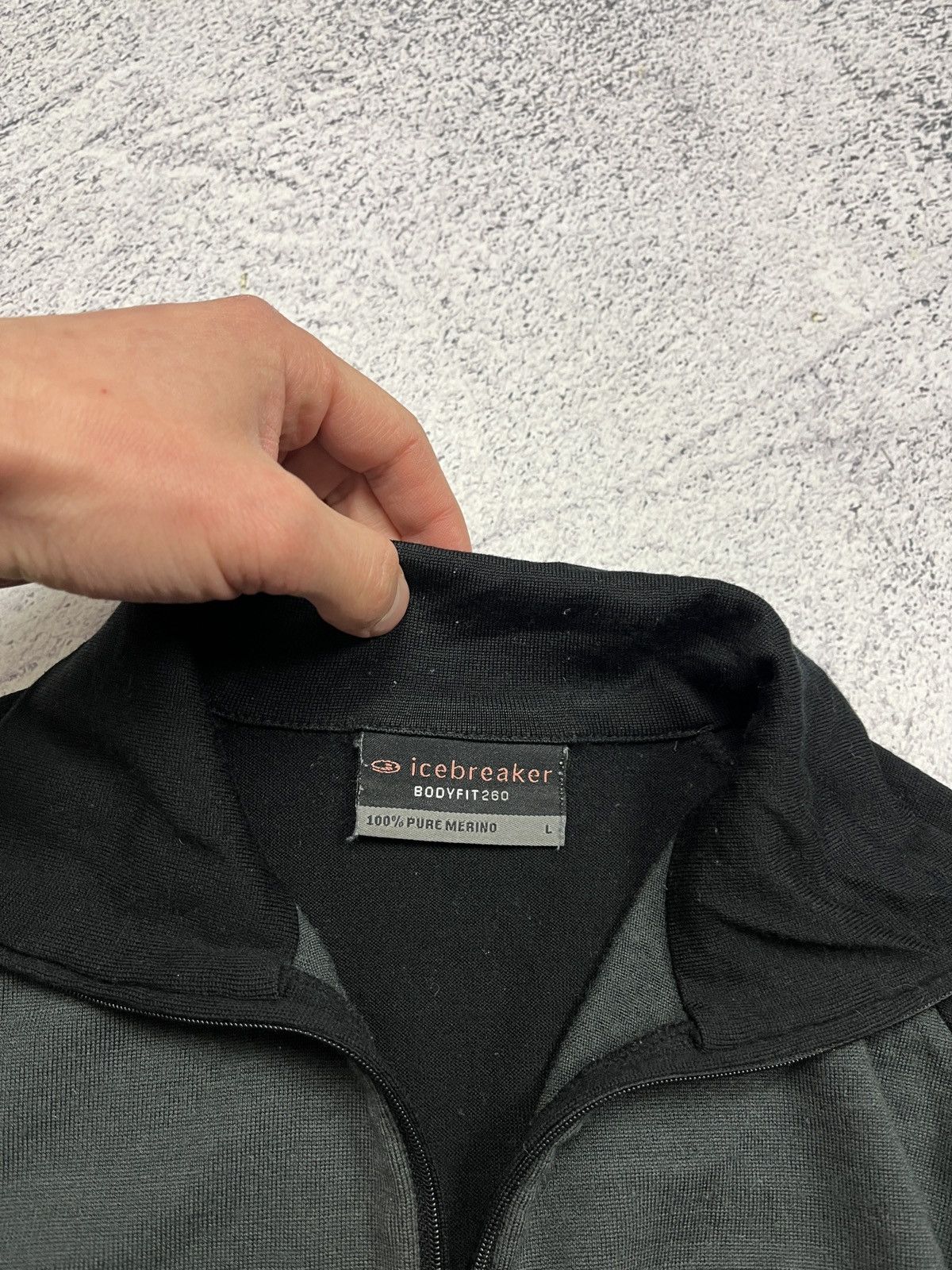 Icebreaker Ice Breaker Body Fit 260 Wool Long Sleeve 1/4 Zip Sweater Size US L / EU 52-54 / 3 - 9 Thumbnail