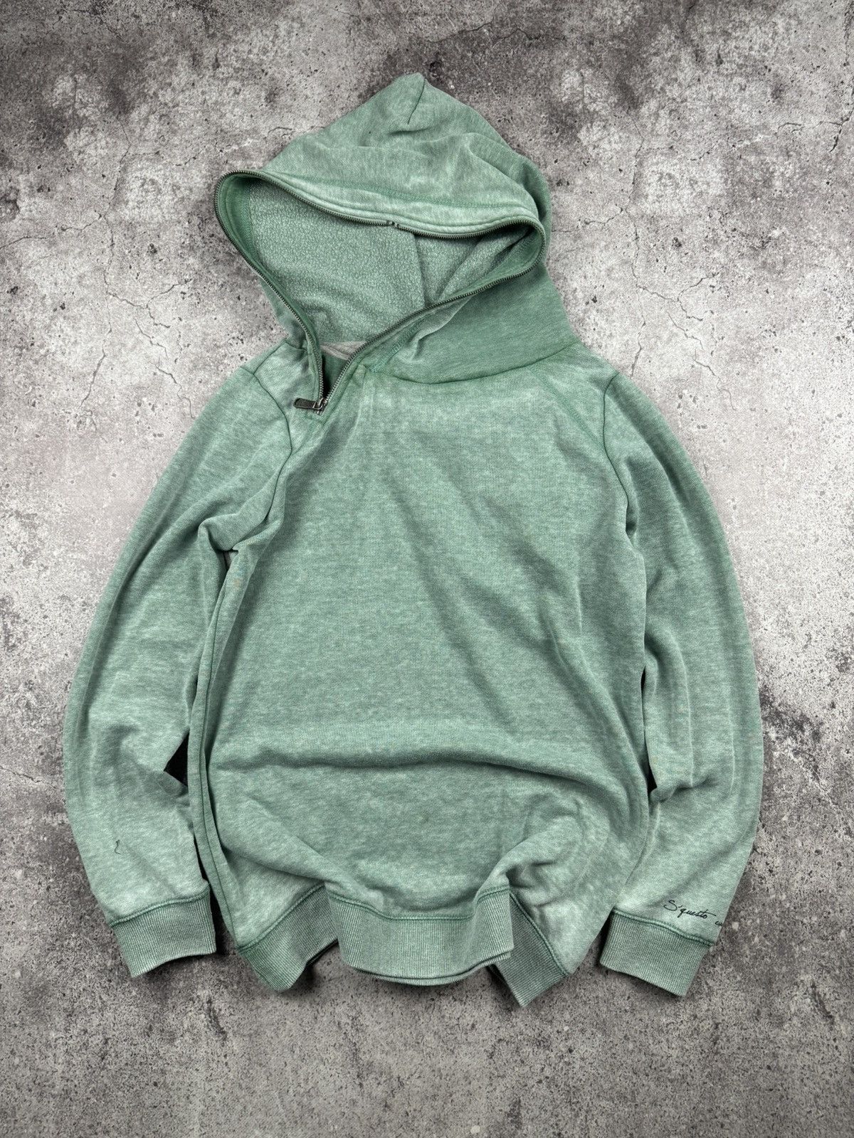 Hysteric Glamour VTG Y2K RICK OWENS STYLE AVANT GARDE ASSYMETRICAL ZIP HOODIE Size US M / EU 48-50 / 2 - 5 Thumbnail