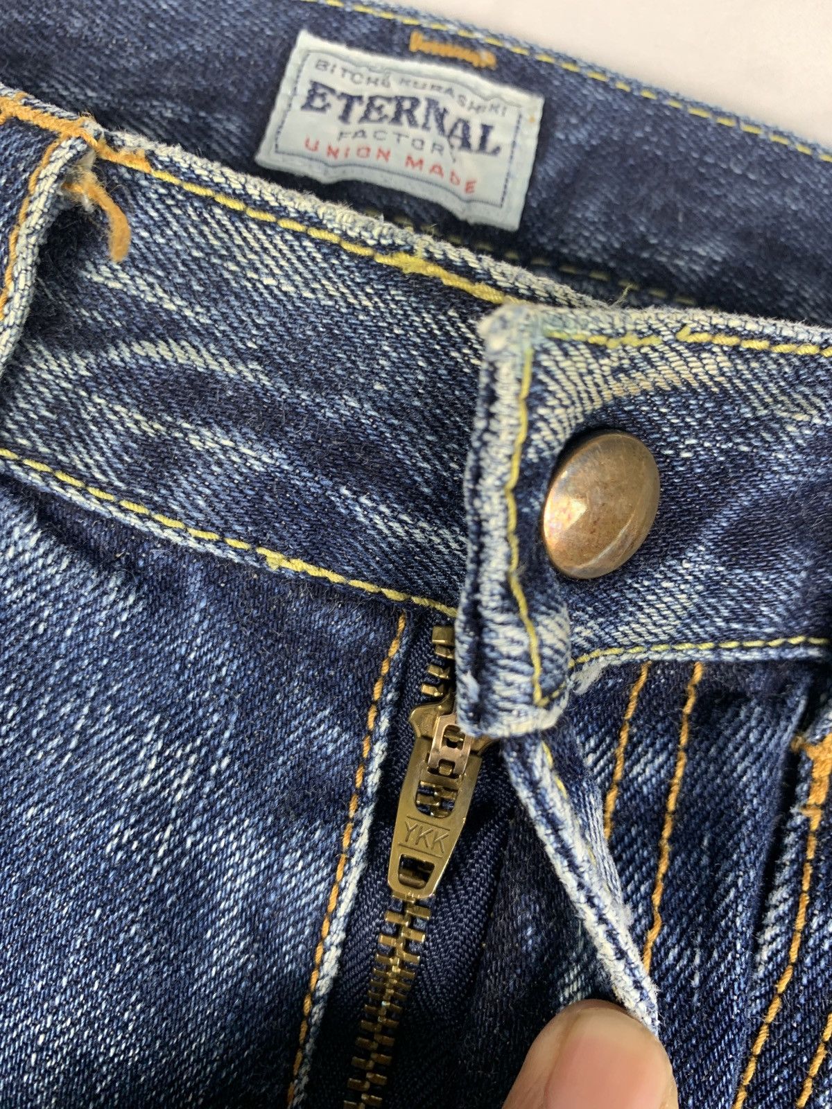 Eternal ETERNAL by Bitchu Kurashiku Japan Baker Slevedge Denim Pants Size US 28 / EU 44 - 5 Thumbnail