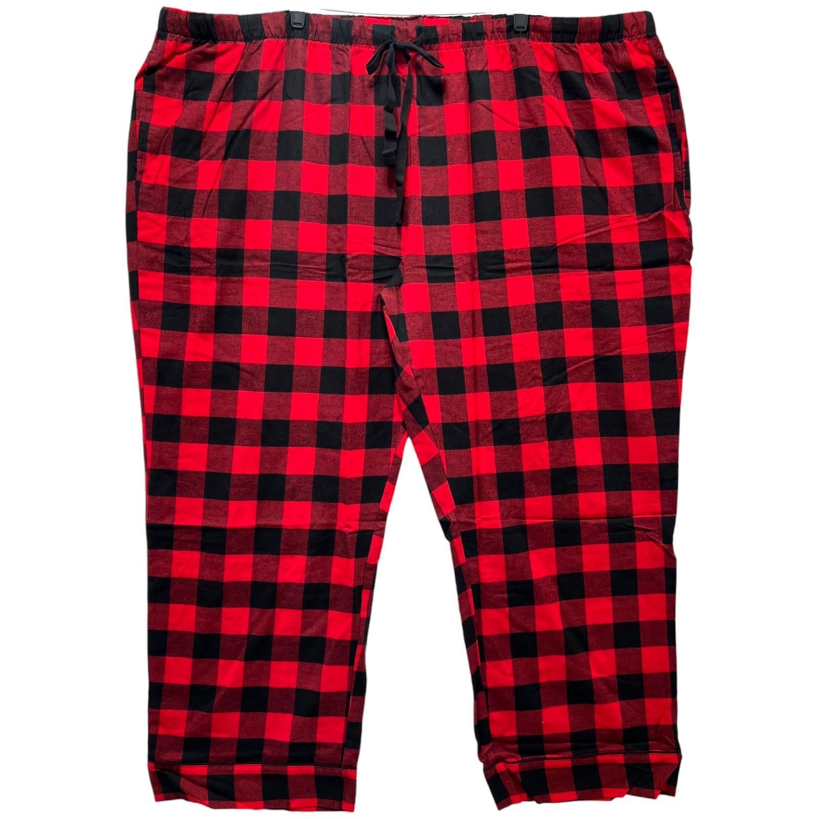 Other Wonder Shop - Women's Red Buffalo Check Flannel Pajama Set - Size ONE SIZE - 5 Thumbnail