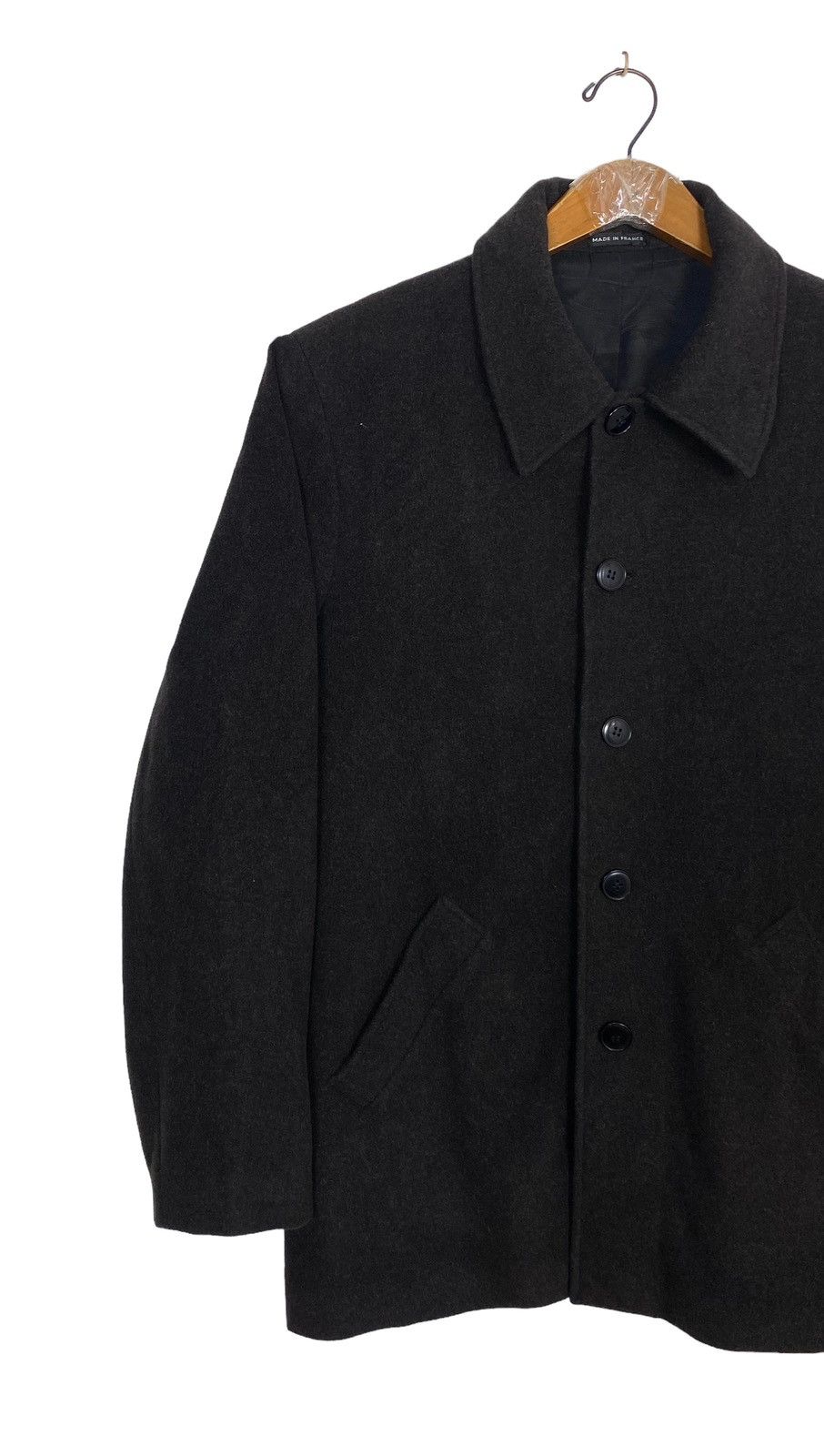 agnes b. Rare‼️ Vintage Agnes B Wool Coat Jacket Made in France Size US L / EU 52-54 / 3 - 3 Thumbnail