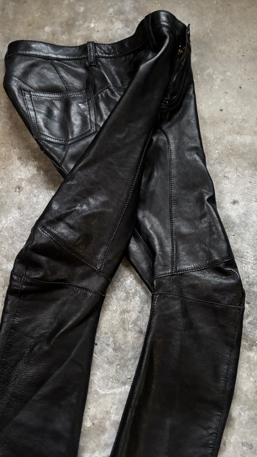 Junya Watanabe AD2004 3D Wrapped Leather Pants Size US 32 / EU 48 - 2 Thumbnail