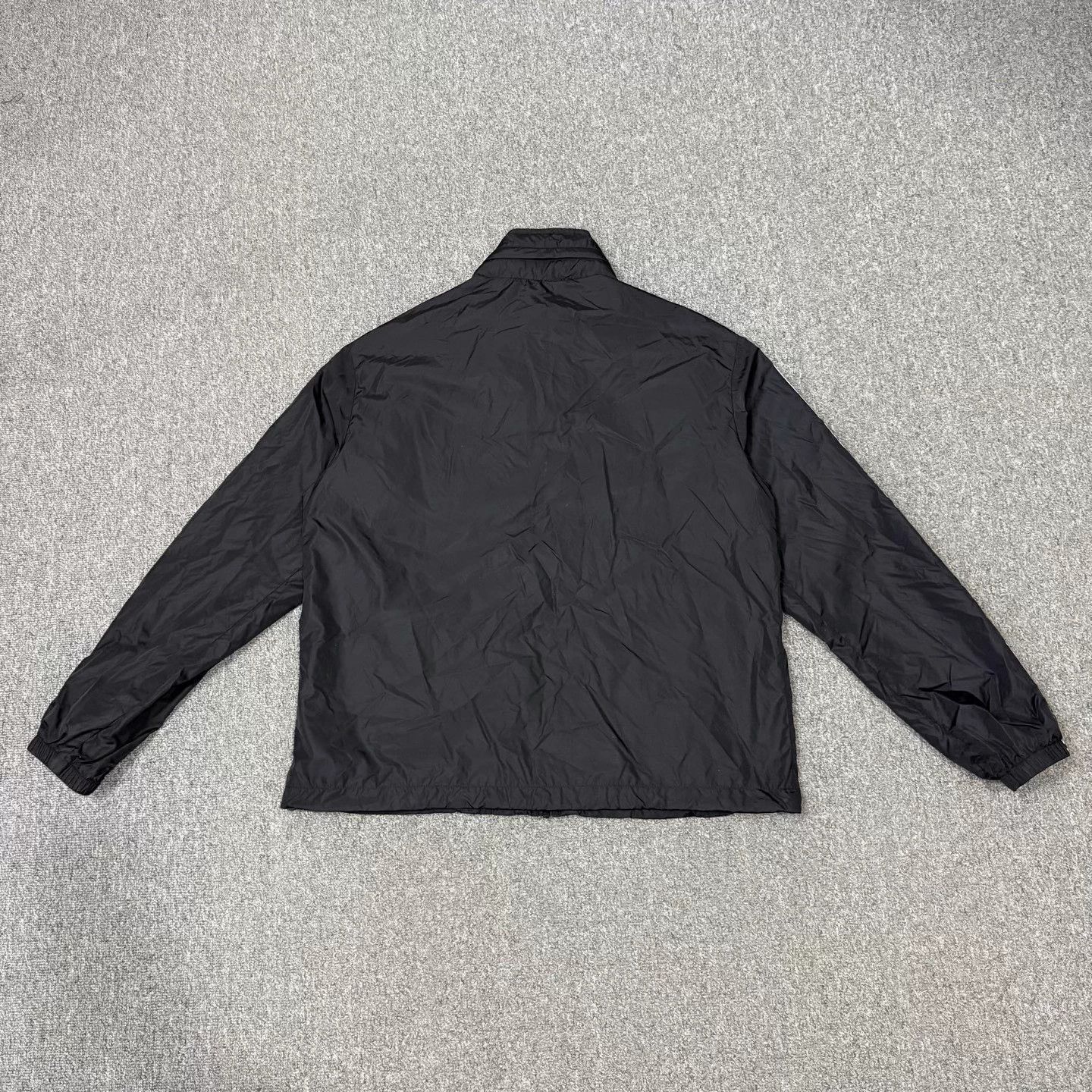 Versace Versace Black Nylon Shell Jacket 48 Mint Size US M / EU 48-50 / 2 - 2 Thumbnail