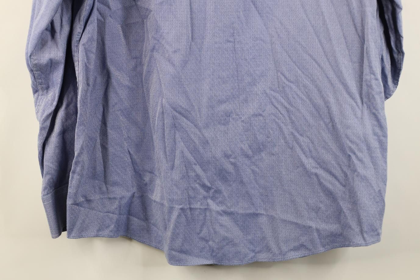 Vintage Y2K Streetwear Geometric Collared Button Shirt Blue Cotton Size US L / EU 52-54 / 3 - 11 Thumbnail