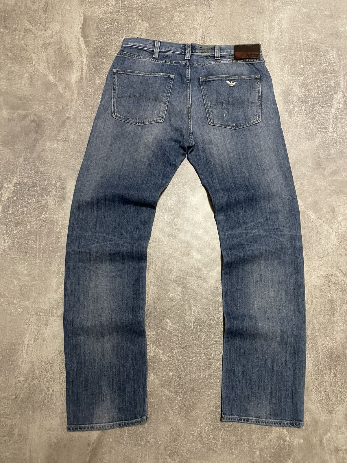 Armani Vintage Armani Jeans Metallic Logo Denim Size 33 Size US 33 - 1 Thumbnail