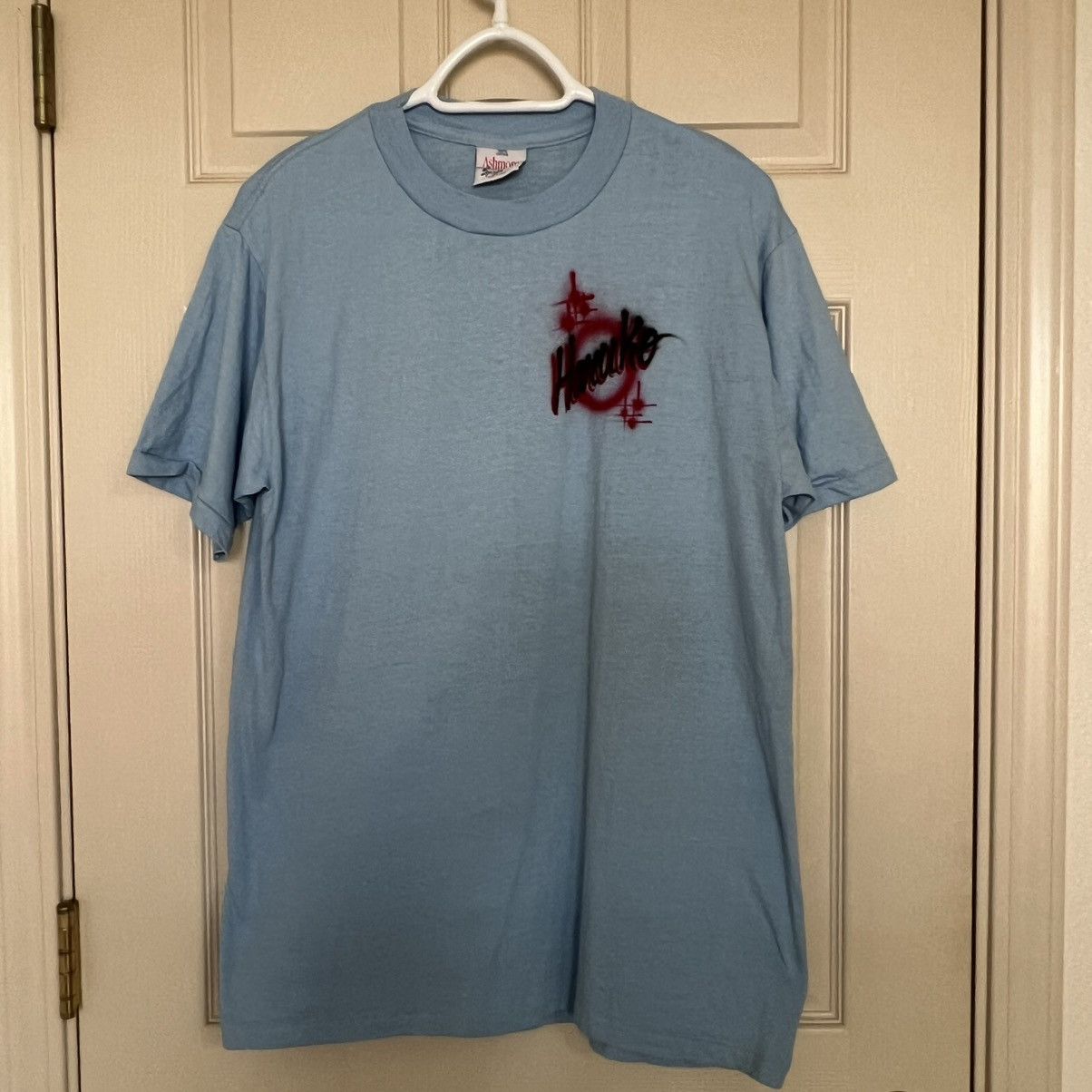 Vintage Vintage 90s Ashmore T-Shirt Men's Large Tahiti Single Stitch Size US L / EU 52-54 / 3 - 3 Thumbnail