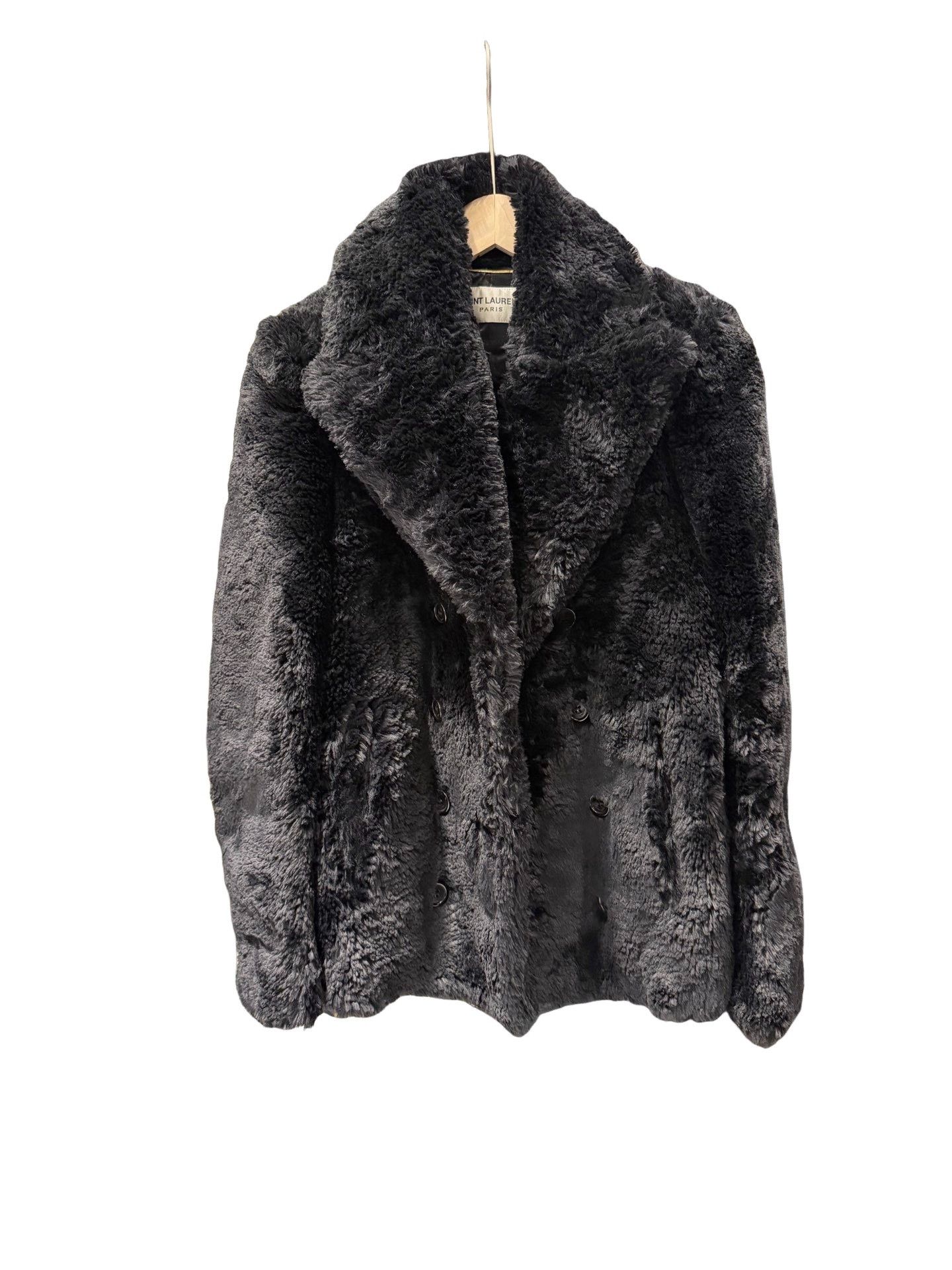 Saint Laurent Paris Saint Laurent Faux Fur Coat Size 36 Size XS / US 0-2 / IT 36-38 - 1 Thumbnail