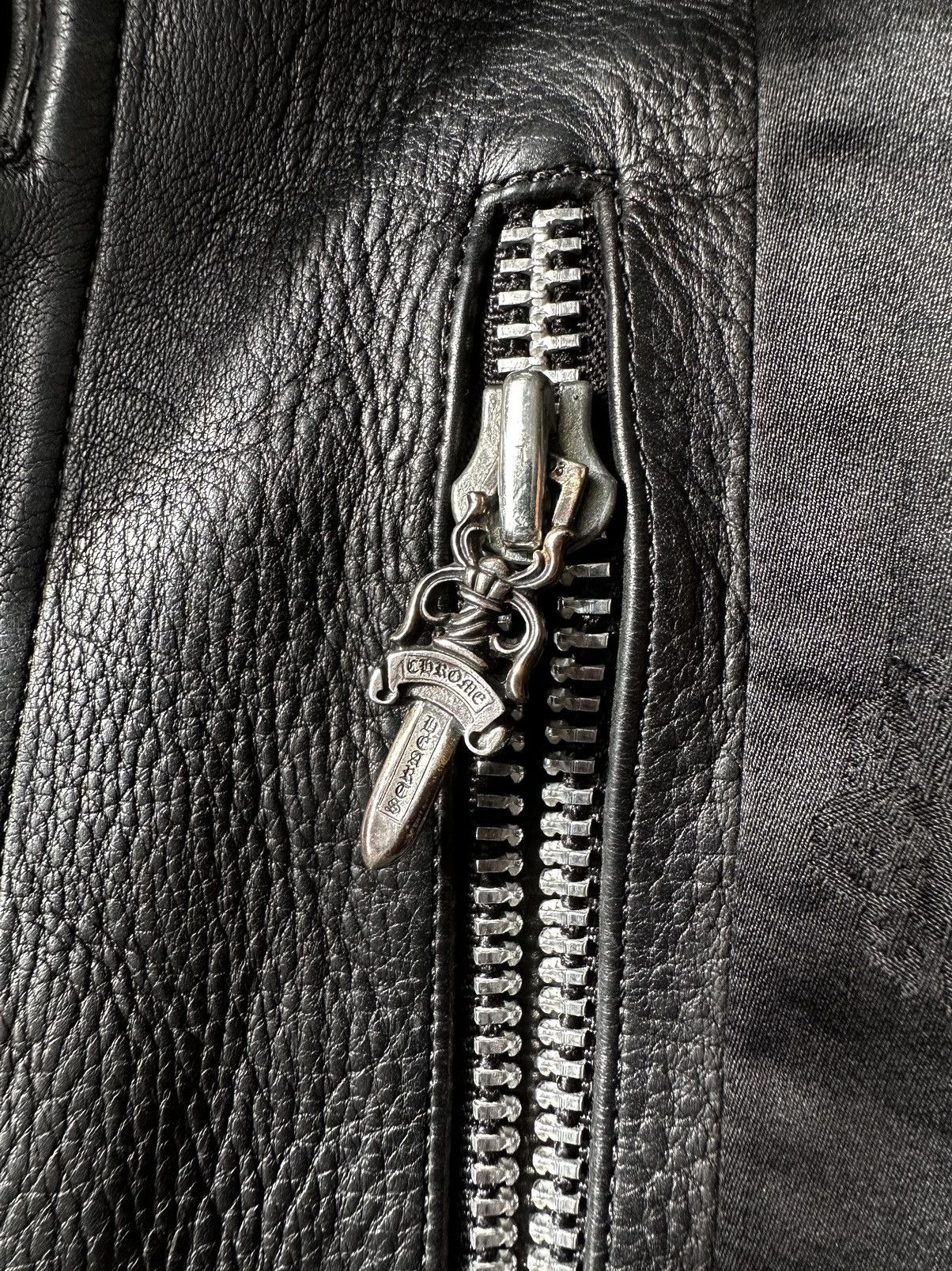Chrome Hearts RARE Talon Leather Motorcycle Jacket 1993 Size US M / EU 48-50 / 2 - 19 Thumbnail