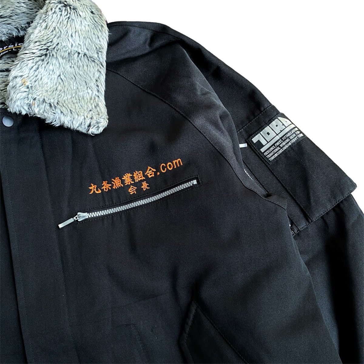 Avirex × Japanese Brand × Vintage Rare Vintage Toraichi Fleece Bomber Style Flight Jacket Size US L / EU 52-54 / 3 - 5 Thumbnail