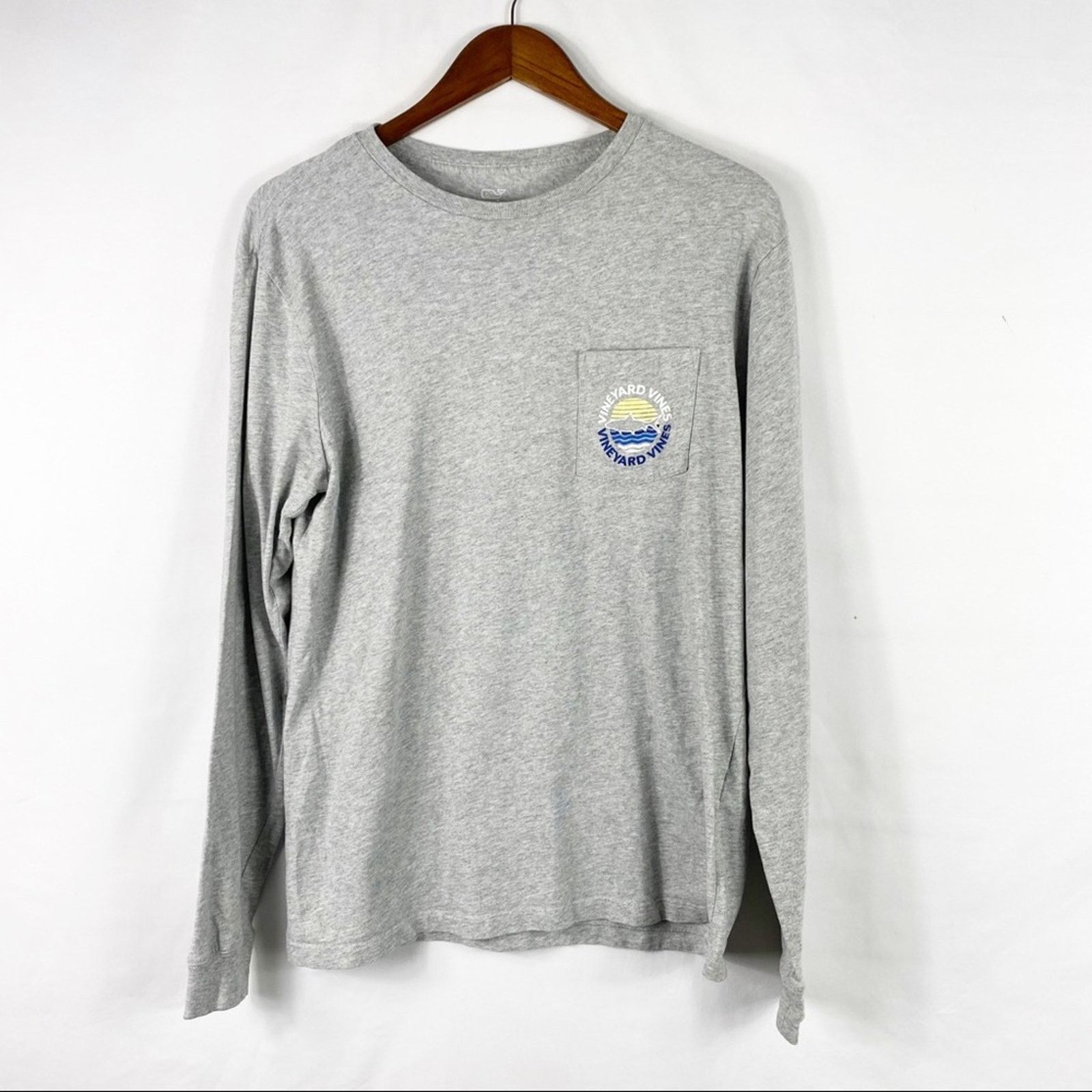 Vineyard Vines VINEYARD VINES Gray Long Sleeve Tee - S Size S / US 4 / IT 40 - 1 Thumbnail