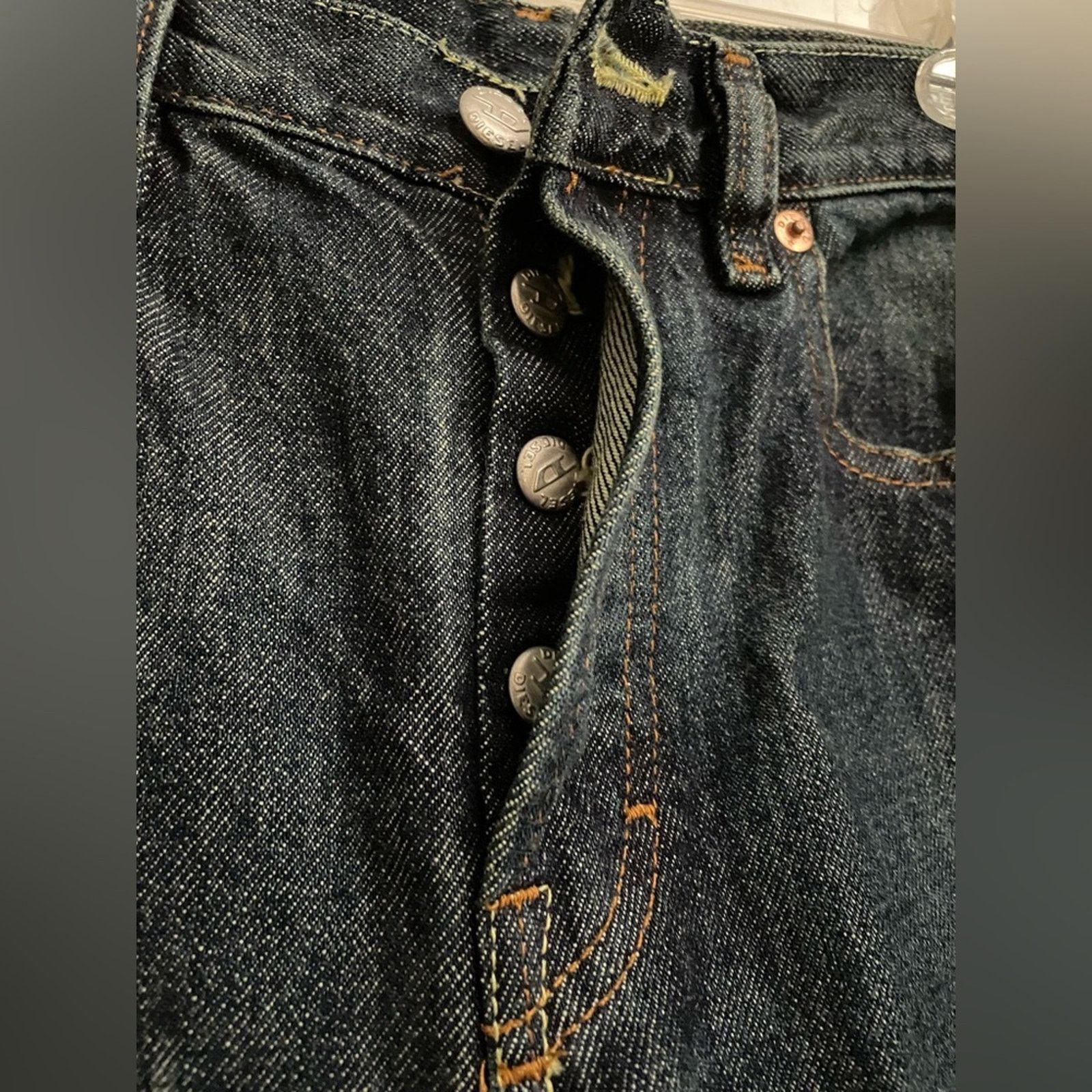 Diesel Diesel Skint Button Fly Straight Leg Jeans Men 28 Size US 28 / EU 44 - 4 Thumbnail