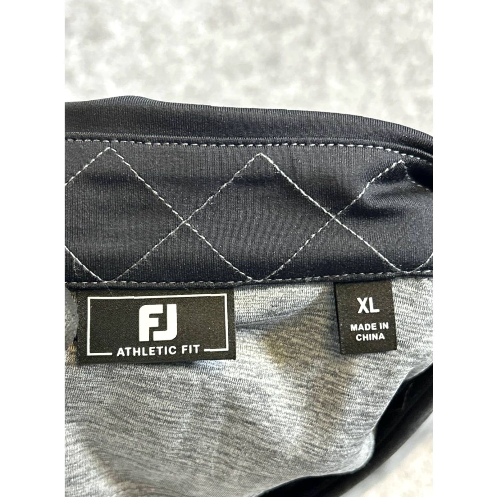 Footjoy FootJoy Polo Shirt Mens XL Gray Black Golf Polo Shirt Casual Sports Weathered by FootJoy Size US XL / EU 56 / 4 - 3 Thumbnail