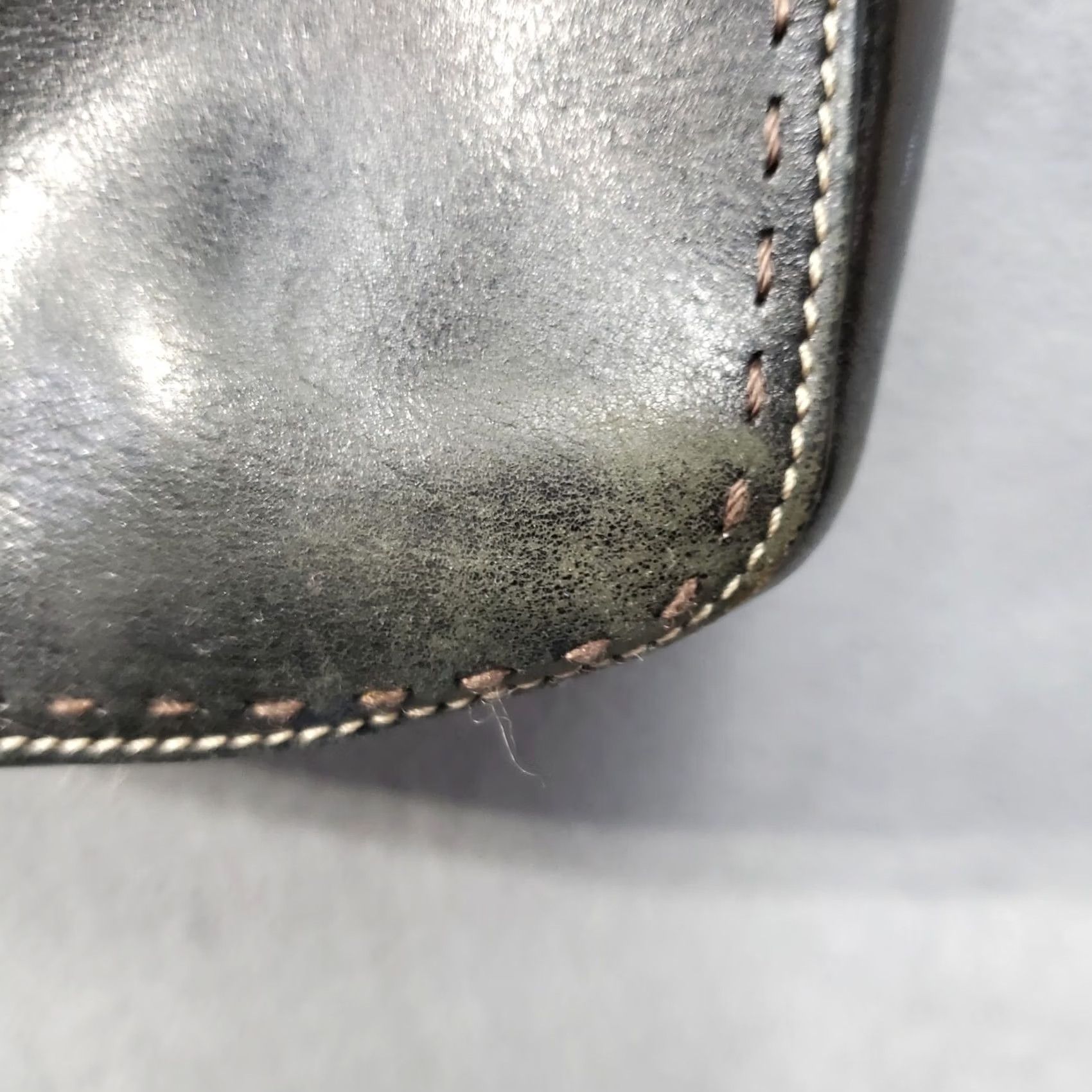 Fossil VINTAGE Fossil Black Leather Bucket Shoulder Bag ZB9097 Size ONE SIZE - 4 Thumbnail