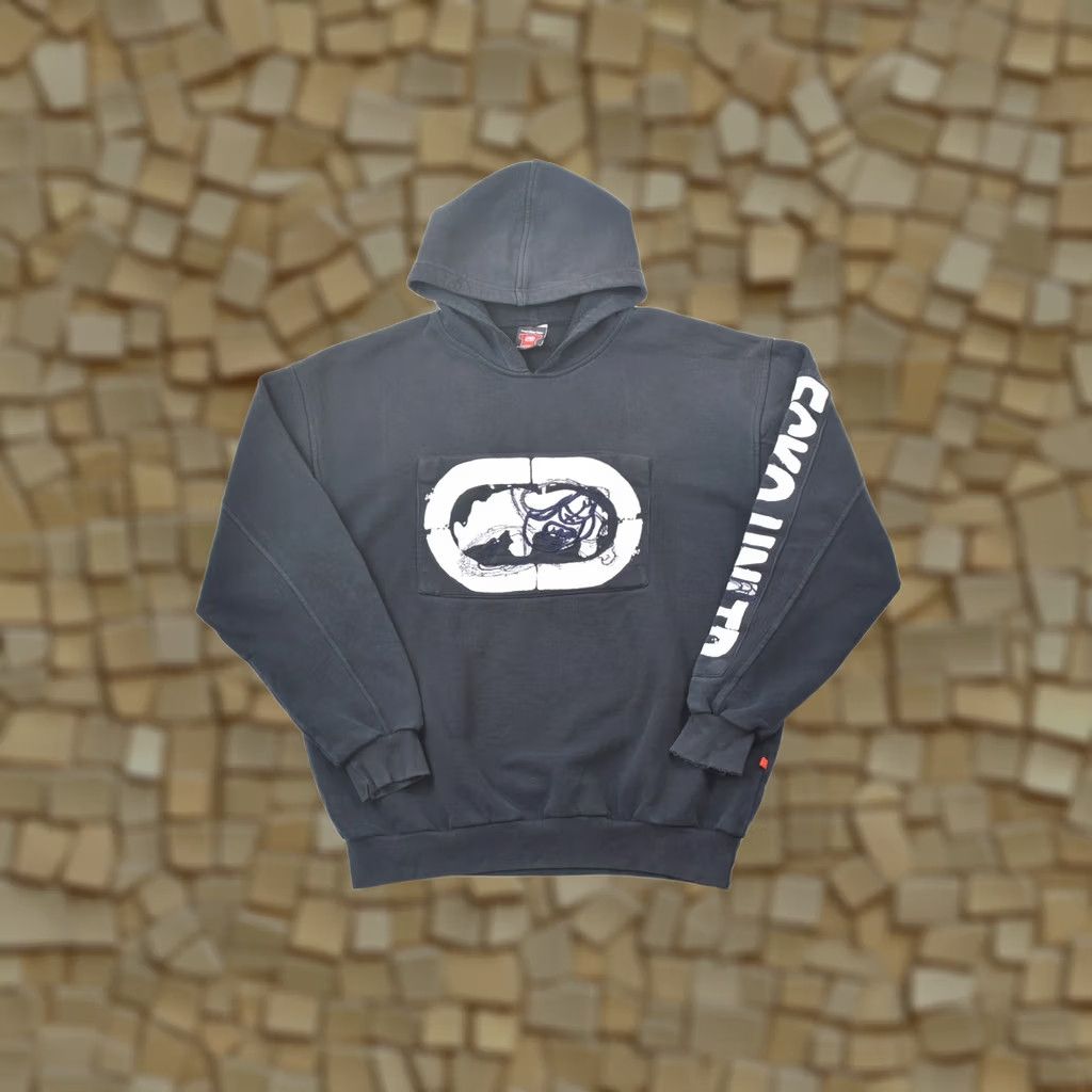 Ecko Unltd. VINTAGE Rare Ecko Unltd Big Logo Hoodie 2XL/XXL Blue Mens Hoodie Size US XXL / EU 58 / 5 - 1 Thumbnail