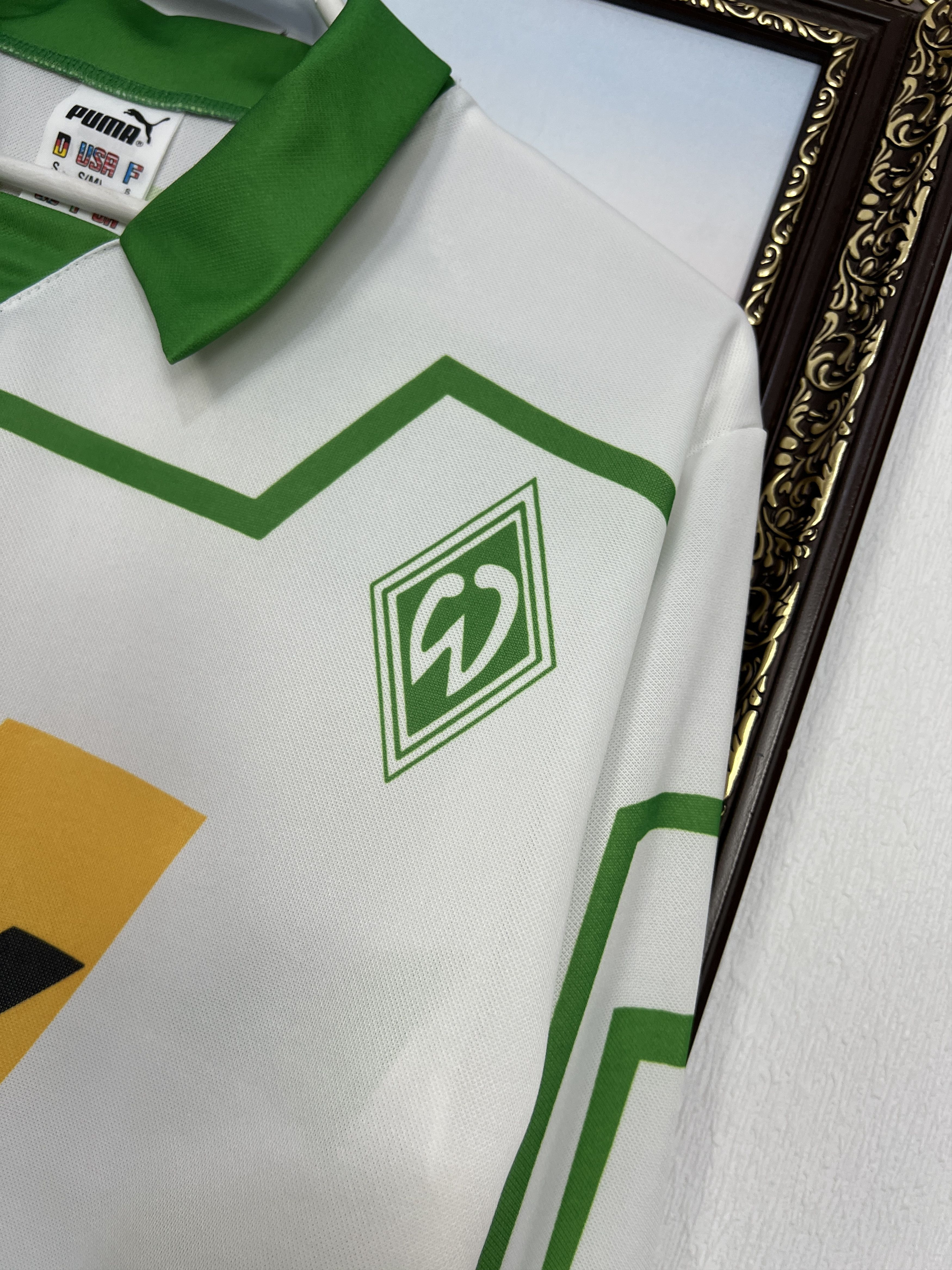 Puma Werder Bremen Home football shirt 1993 Puma Long Sleeve Size US S / EU 44-46 / 1 - 4 Thumbnail