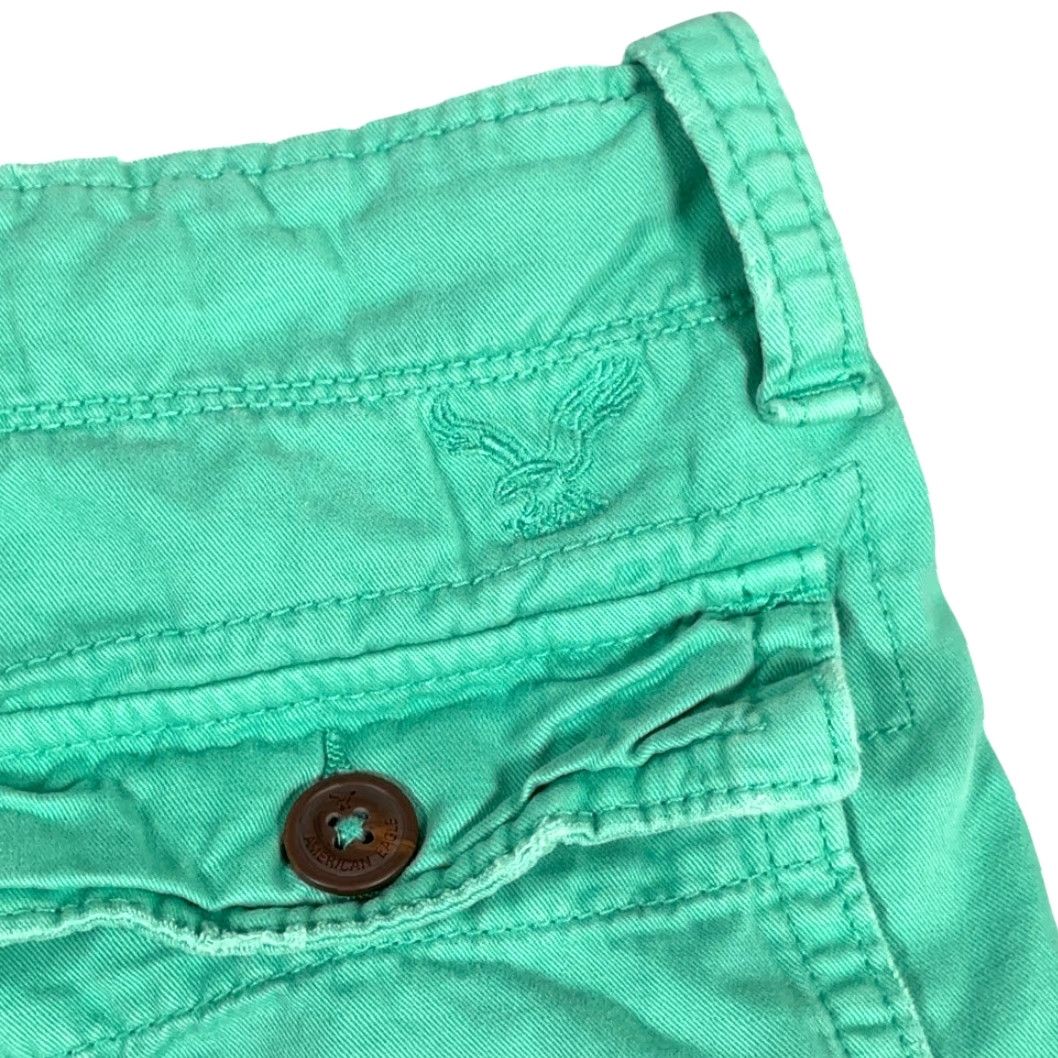 American Eagle Outfitters American Eagle Outfitters Cargo Shorts Mens 34 Green Cotton Canvas Outdoor Logo Cargo Pockets 10in Inseam Size US 34 / EU 50 - 7 Thumbnail