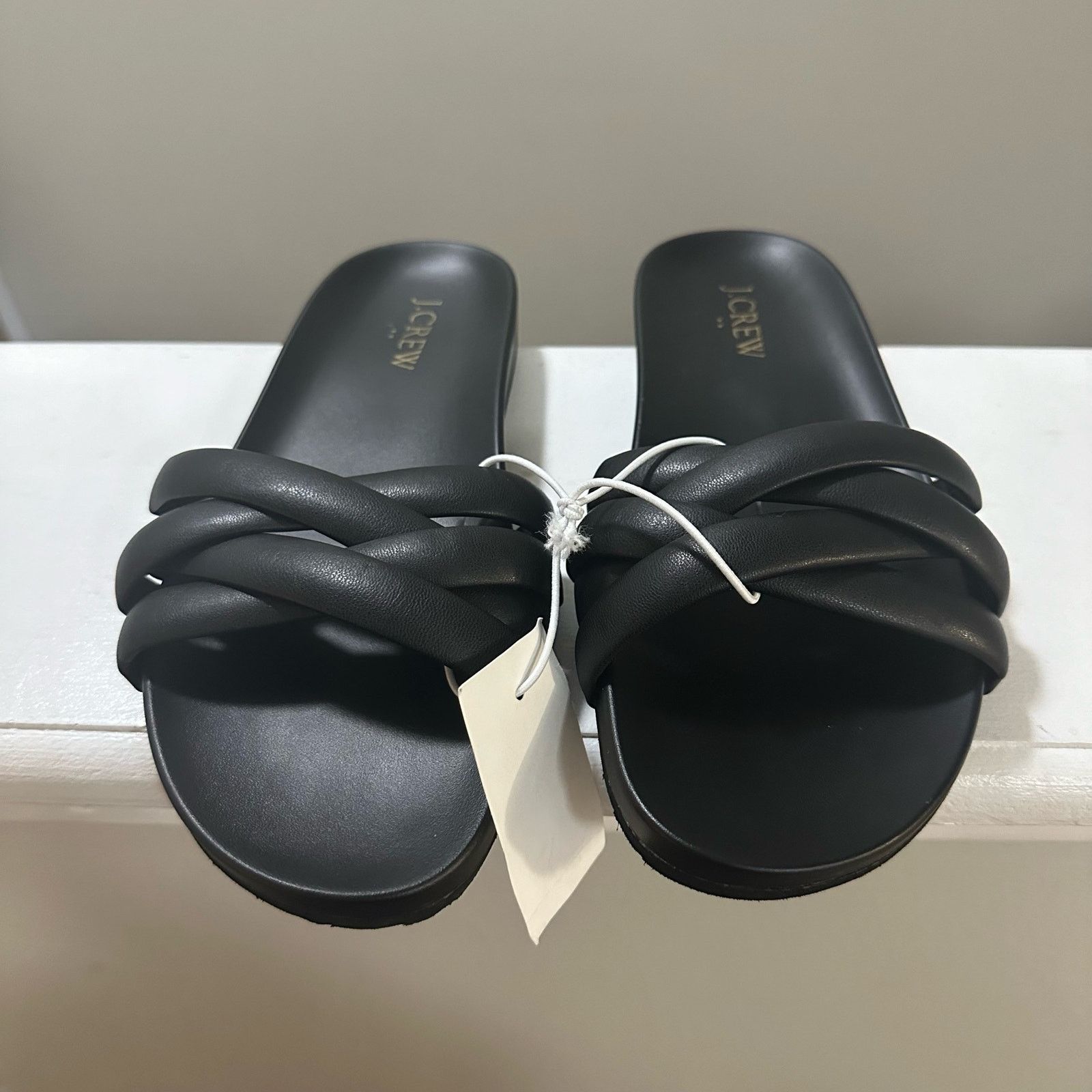 J.Crew J. Crew Crisscross Black Slide Sandals Women’s 7 NWT Size US 7 / IT 37 - 3 Thumbnail