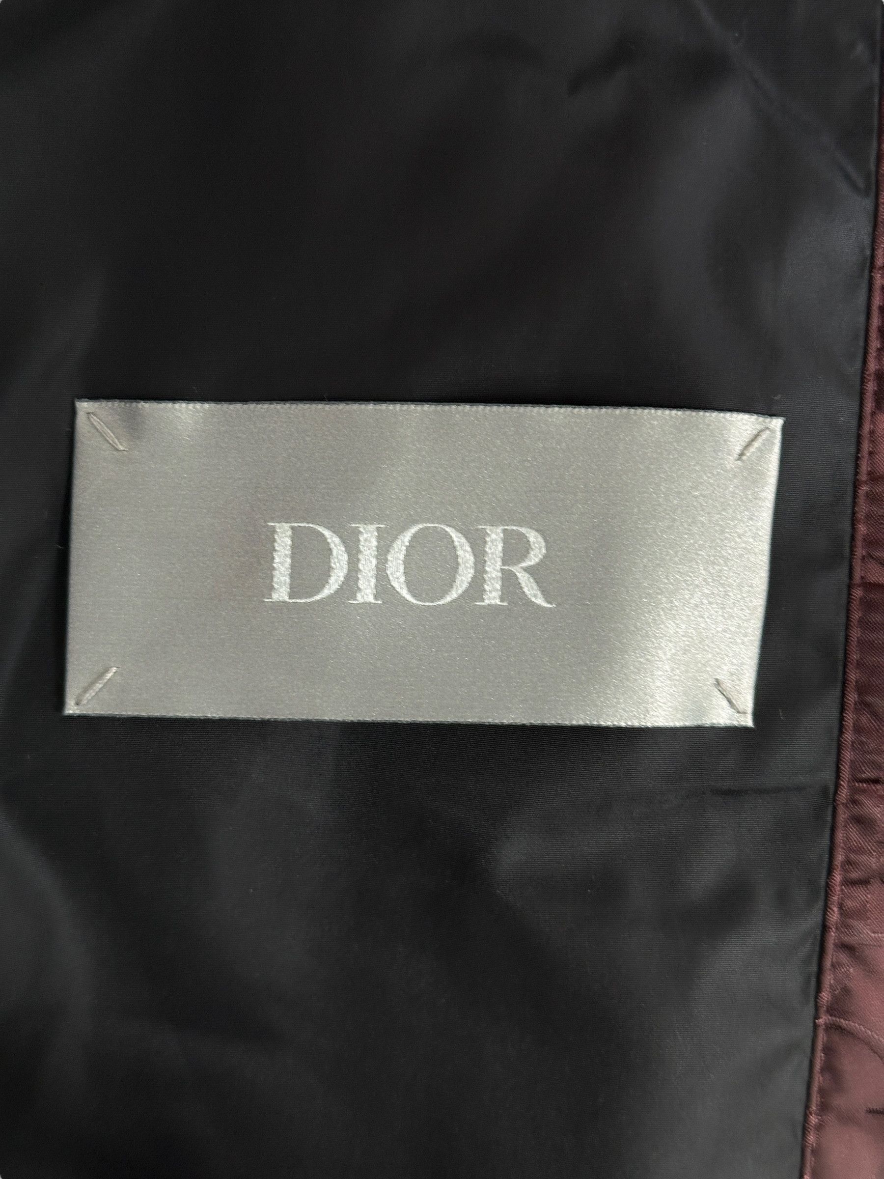Dior Dior Burgundy Oblique Puffer Vest Size US L / EU 52-54 / 3 - 3 Thumbnail