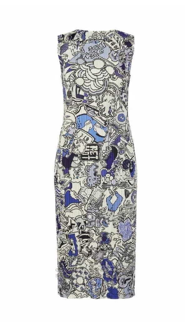 Issey Miyake Issey Miyake Graffiti Dress Size XXL / US 16-18 / IT 52-54 - 1 Thumbnail