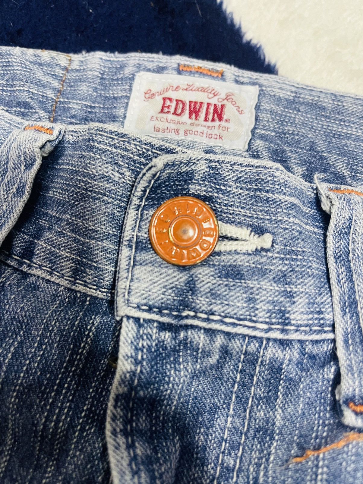 Edwin × Japanese Brand Edwin Distressed Jeans (16) Size US 30 / EU 46 - 11 Thumbnail