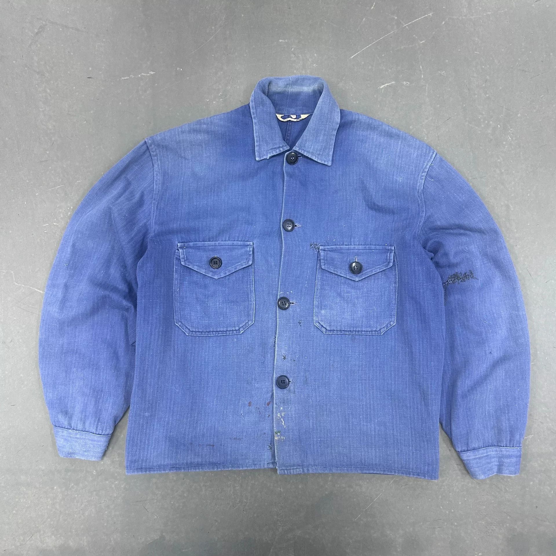Vintage Vintage 60s French Workwear Jacket Size US M / EU 48-50 / 2 - 1 Thumbnail