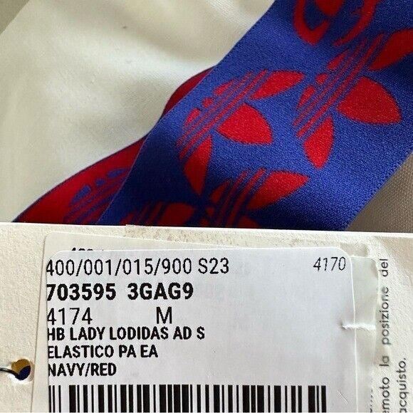 Gucci NWT Authentic Adidas X GUCCI GG Trefoil Print Stretch Headba Size ONE SIZE - 5 Thumbnail