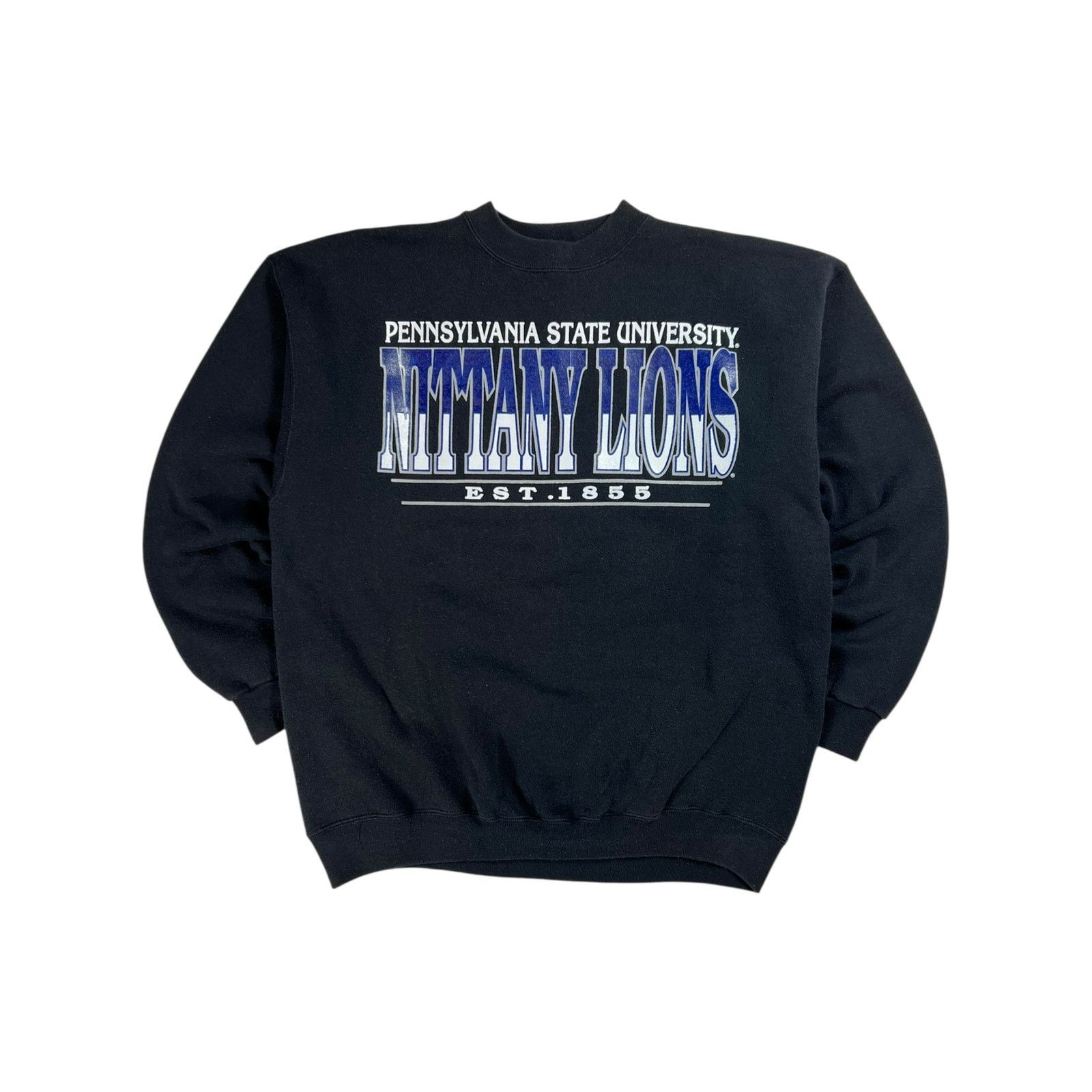 Tultex × Vintage 1990s Tultex Penn State University Nittany Lions crewneck Size US L / EU 52-54 / 3 - 1 Thumbnail