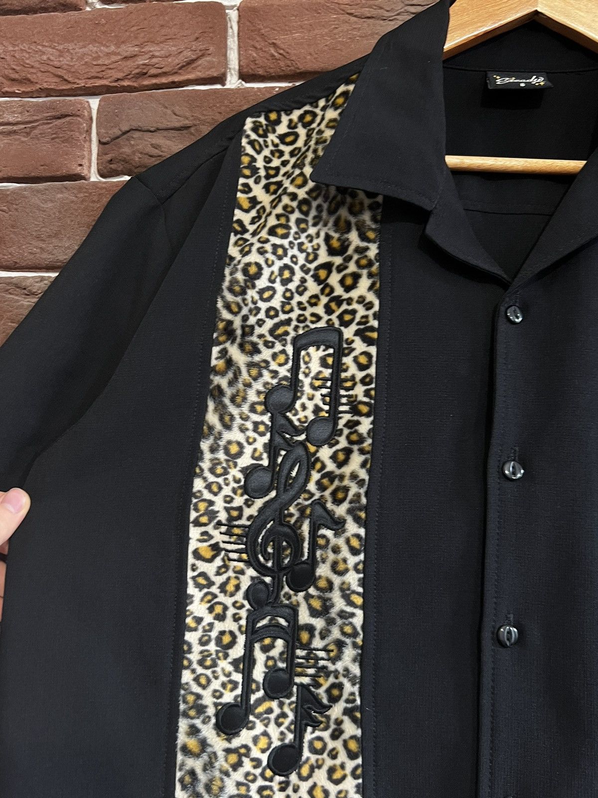 Playboy Vintage Made In USA Button Up Bowling Shirt Leopard Rare Size US S / EU 44-46 / 1 - 3 Thumbnail