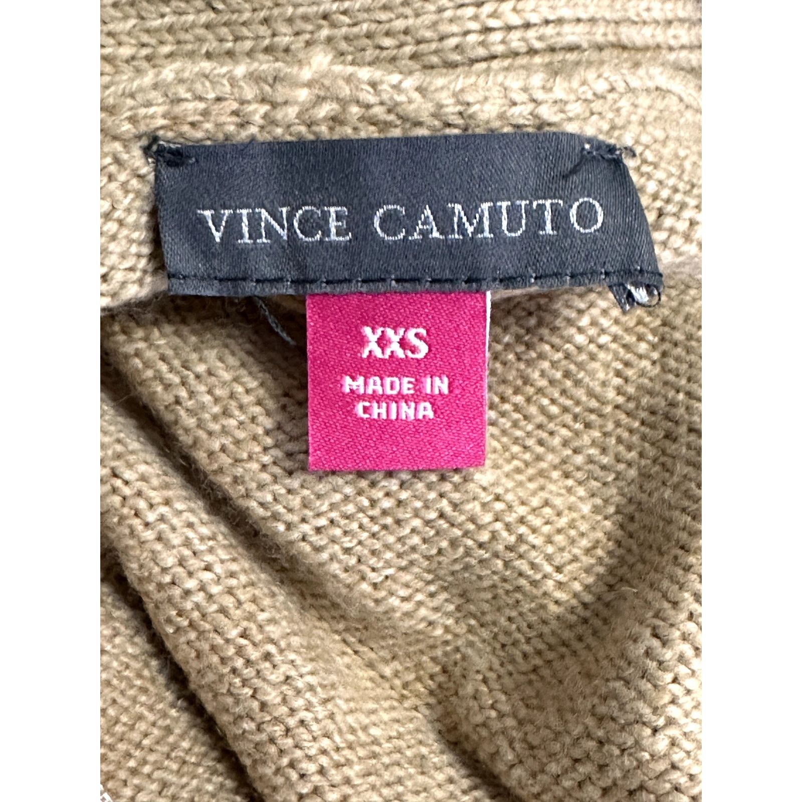 Vince Camuto Vince Camuto Cardigan Sweater Button Front DesignTan XXS NWT Size XXS / US 00 / IT 34 - 9 Thumbnail