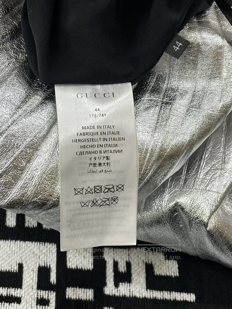 Gucci Gucci Silver metallic pleated skirt Size 28" / US 6 / IT 42 - 4 Thumbnail