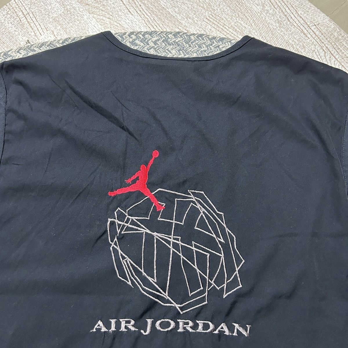 Jordan Brand × Nike × Vintage Vintage 90's Nike Air Jordan Black Vest Size US M / EU 48-50 / 2 - 8 Thumbnail