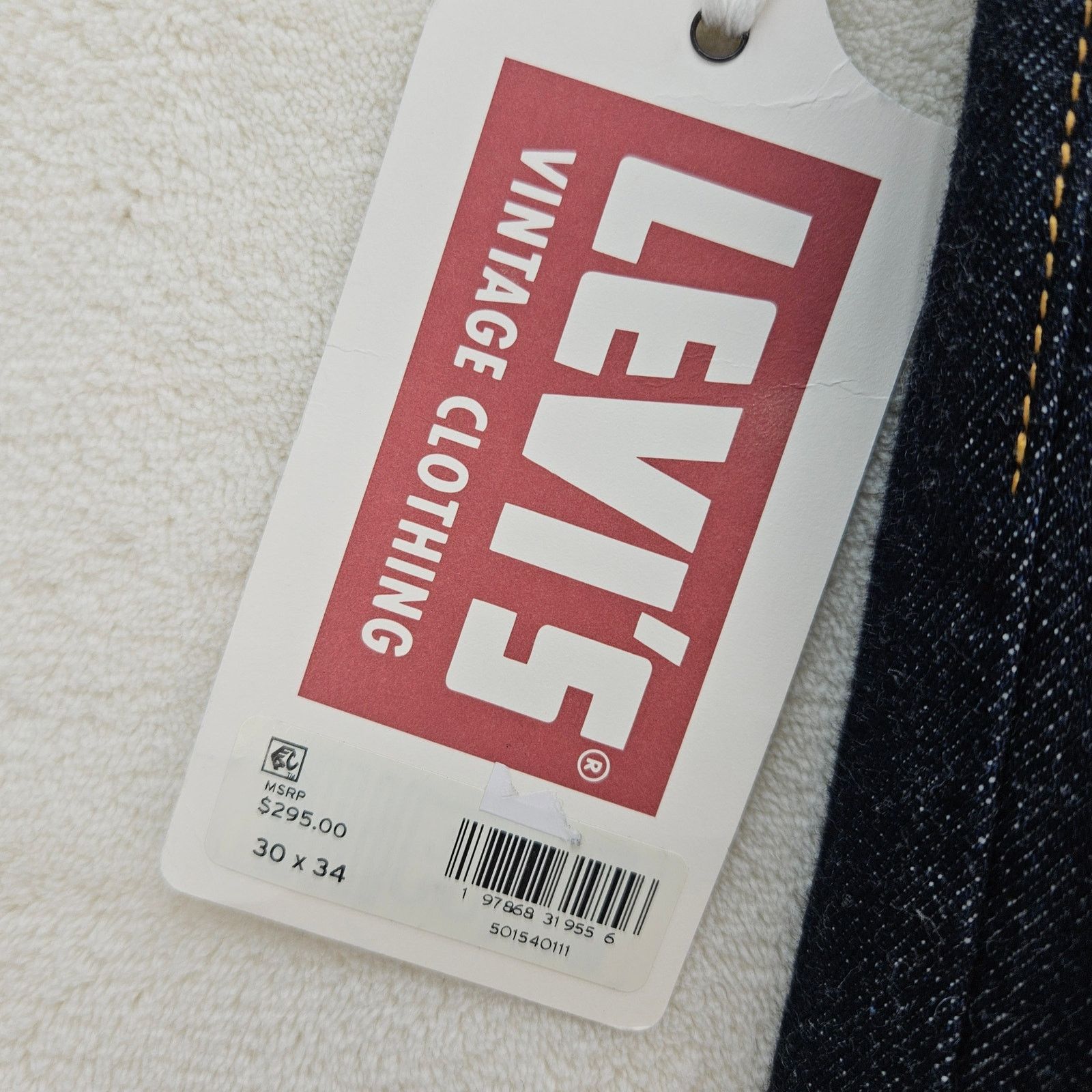 Levi's LEVI'S VINTAGE MEN'S 30X34 1954 501Z XX MADE IN JAPAN Size US 30 / EU 46 - 3 Thumbnail